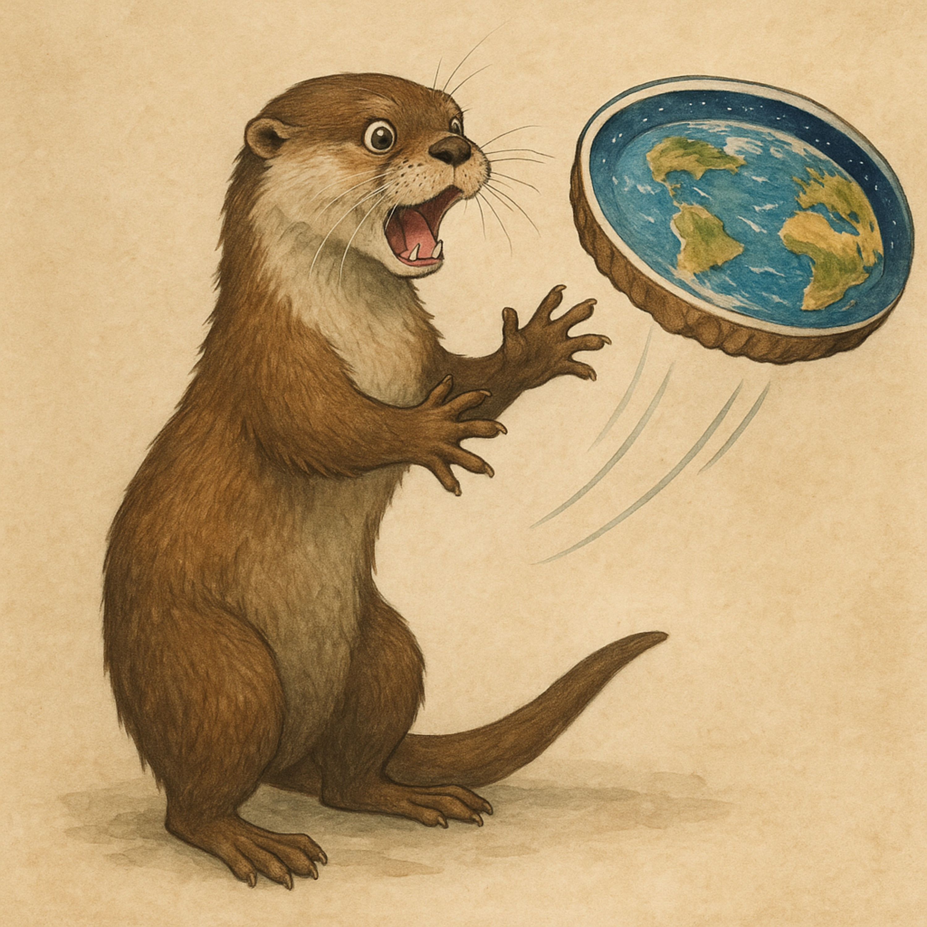 #25 Don't take my flat earth episode artwork