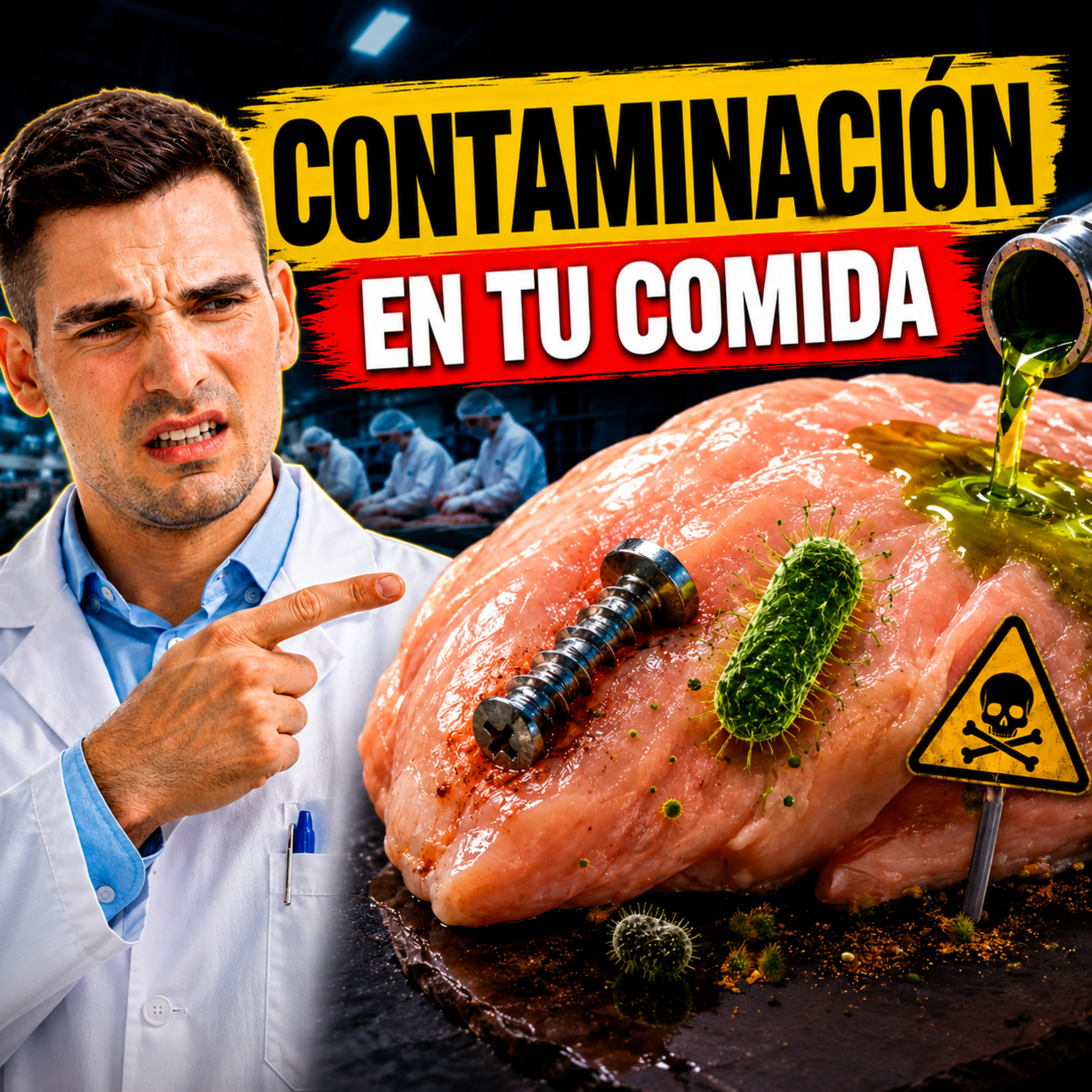 3 Peligros de la Industria Alimentaria que No Conoces (Químicos, Físicos y Biológicos). Episodio 193 episode artwork