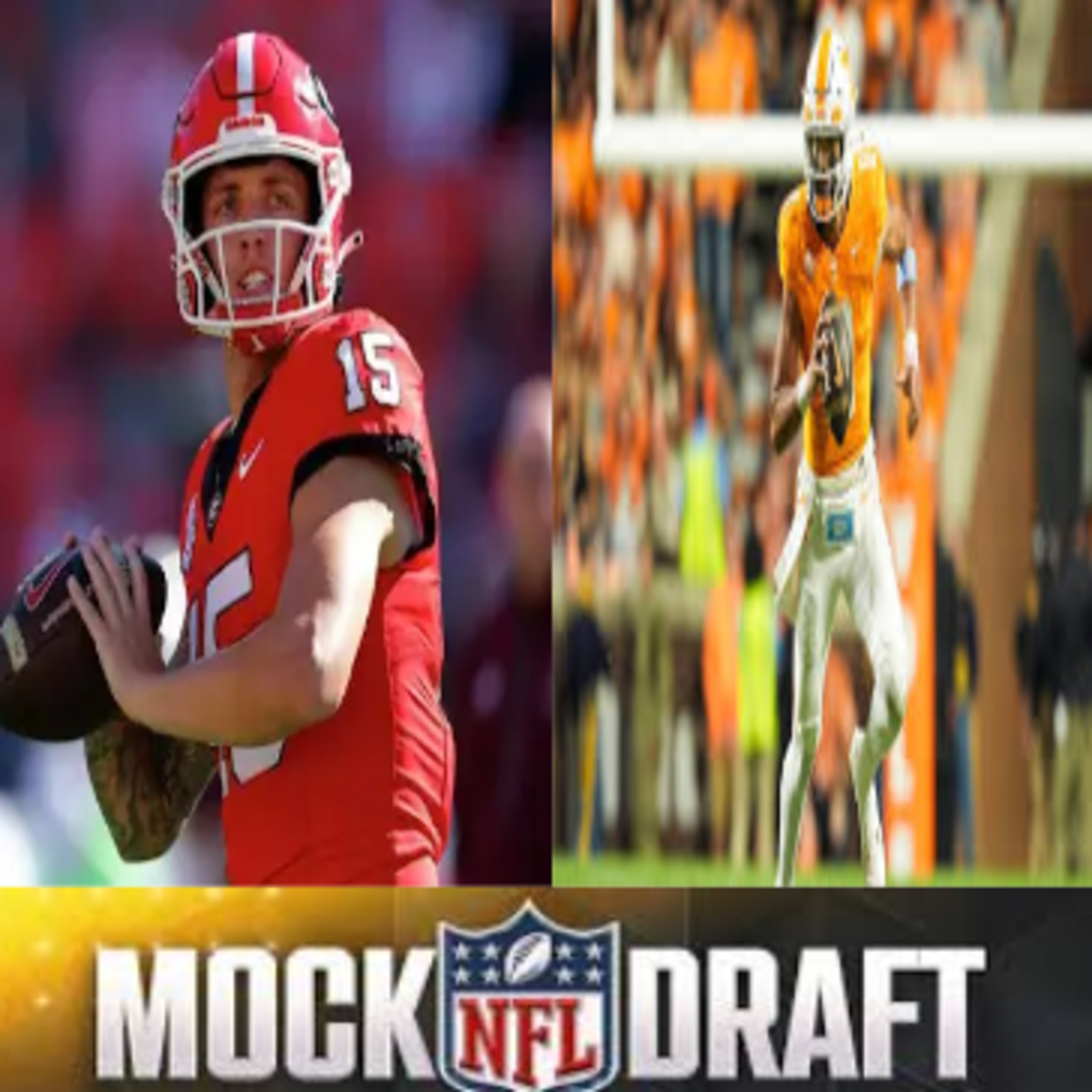 Tennesee-Georgia preview, plus MOCK DRAFT! episode artwork