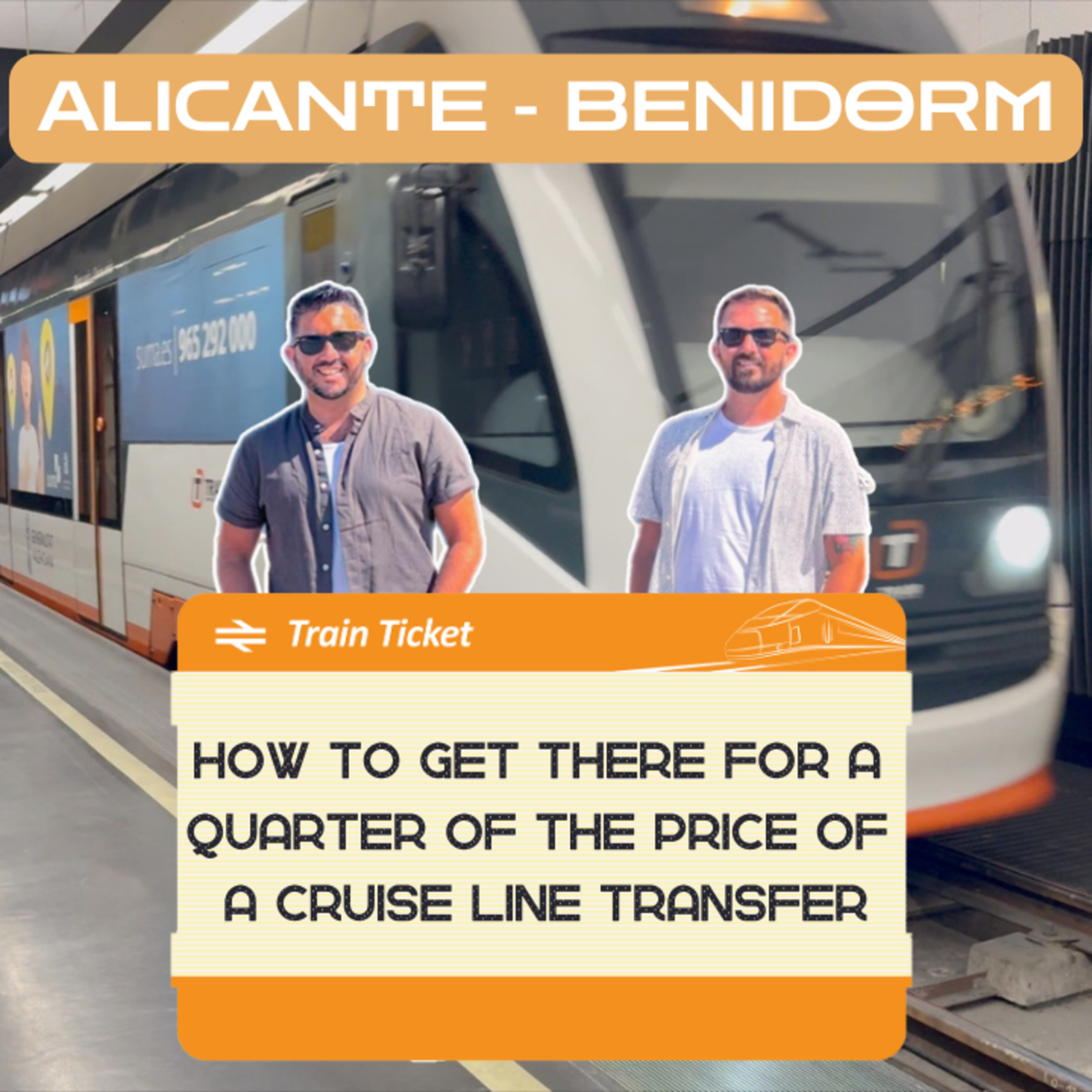 Alicante Cruise Terminal to Benidorm for a fraction of the cost of a Cruise Excursion episode artwork