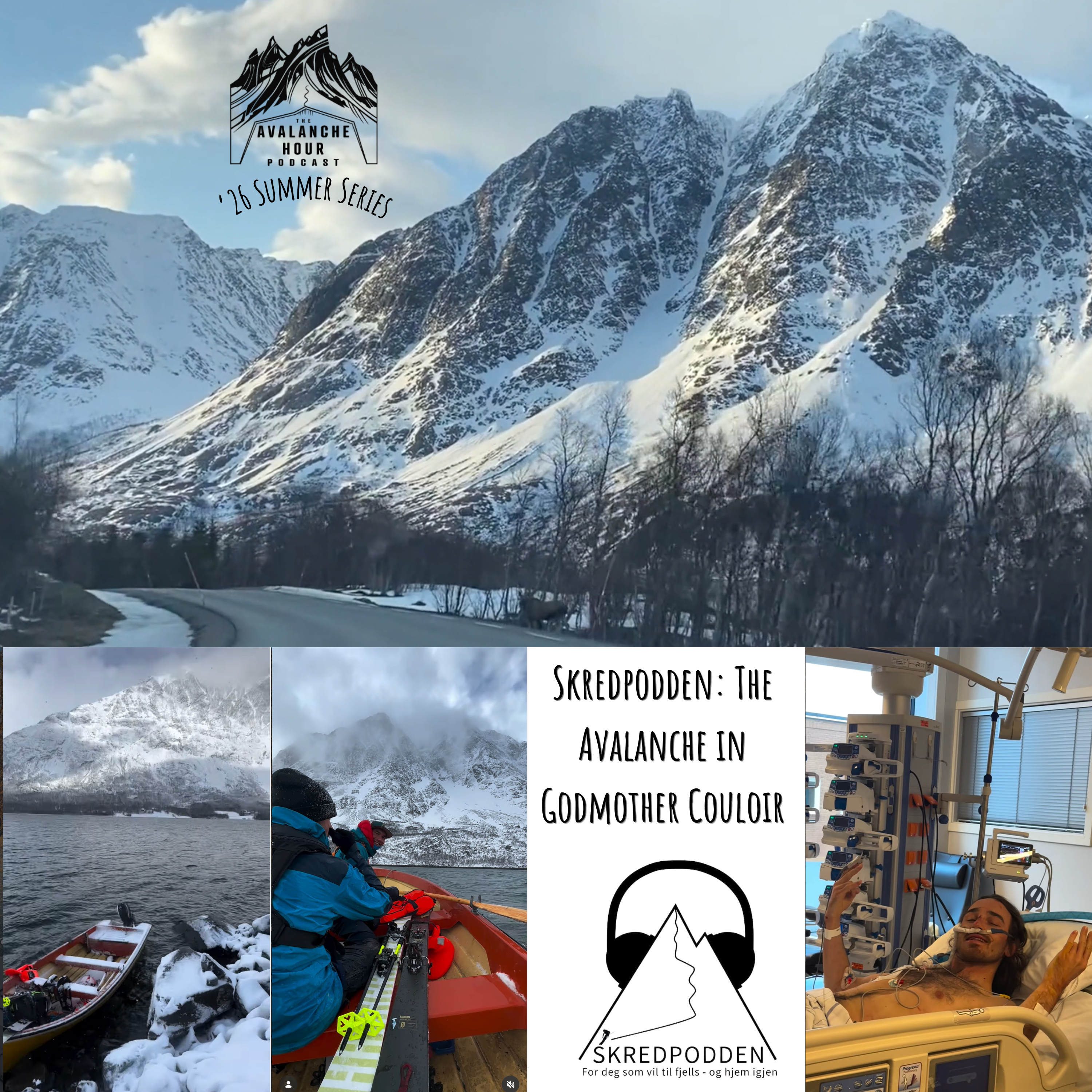 The Avalanche In Godmother Couloir: Skredpodden