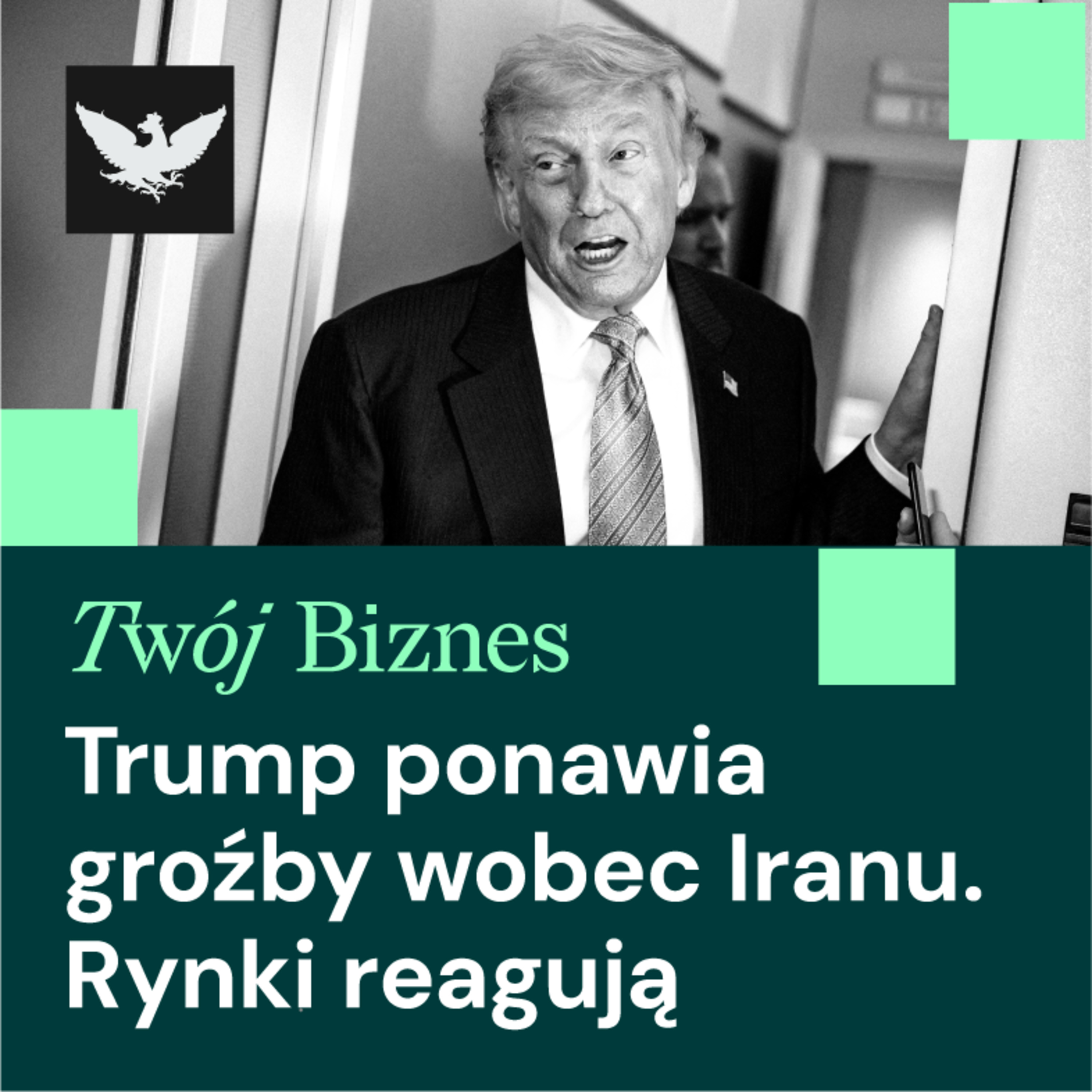 Twój Biznes | Groźby Trumpa, zielone finanse i NATO na Bliskim Wschodzie