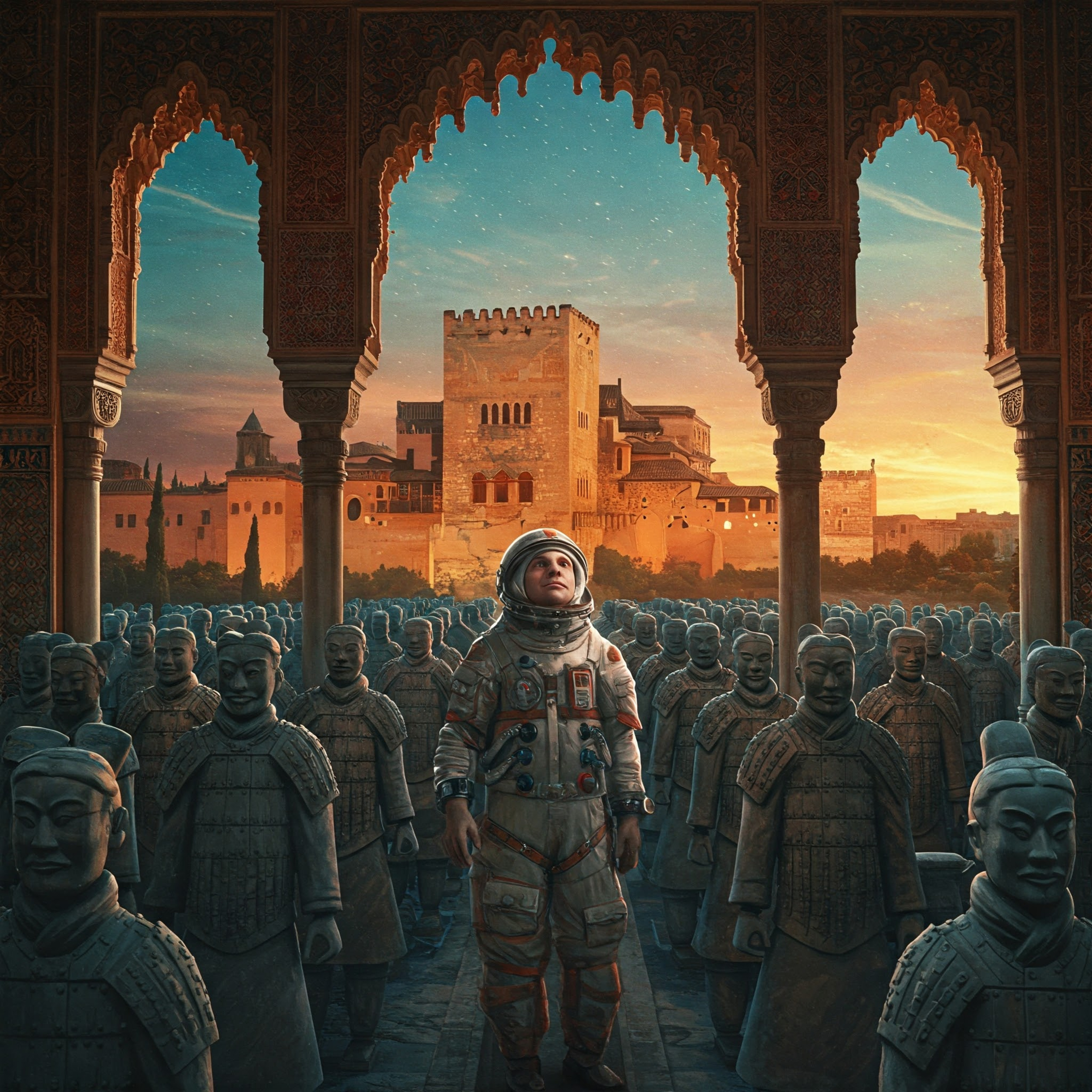 #195 - Yuri Gagarin, Terracotta Army, Alhambra 👨‍🚀