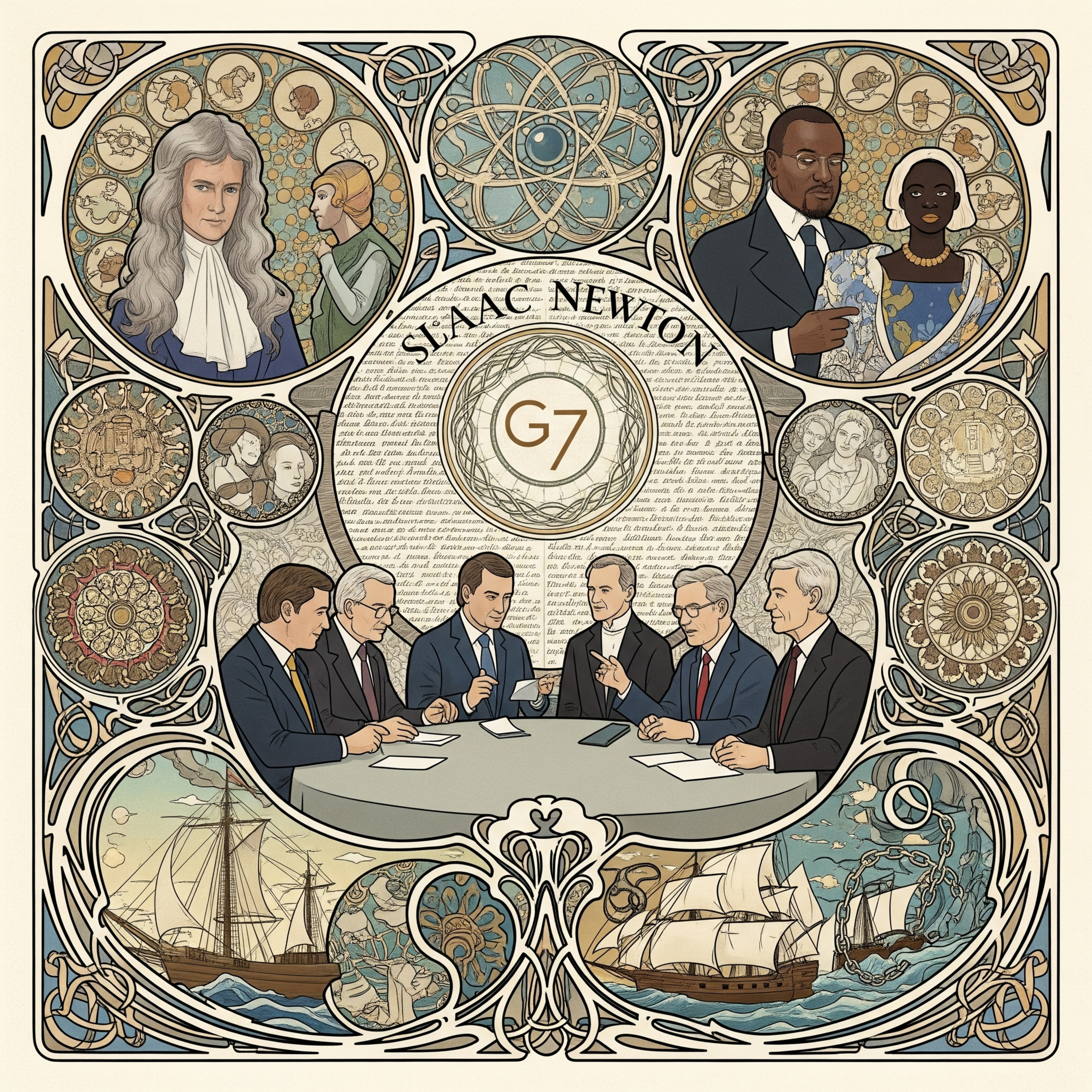 #237 - G7, Newton´s Principia Mathematica, Slavery 🧮