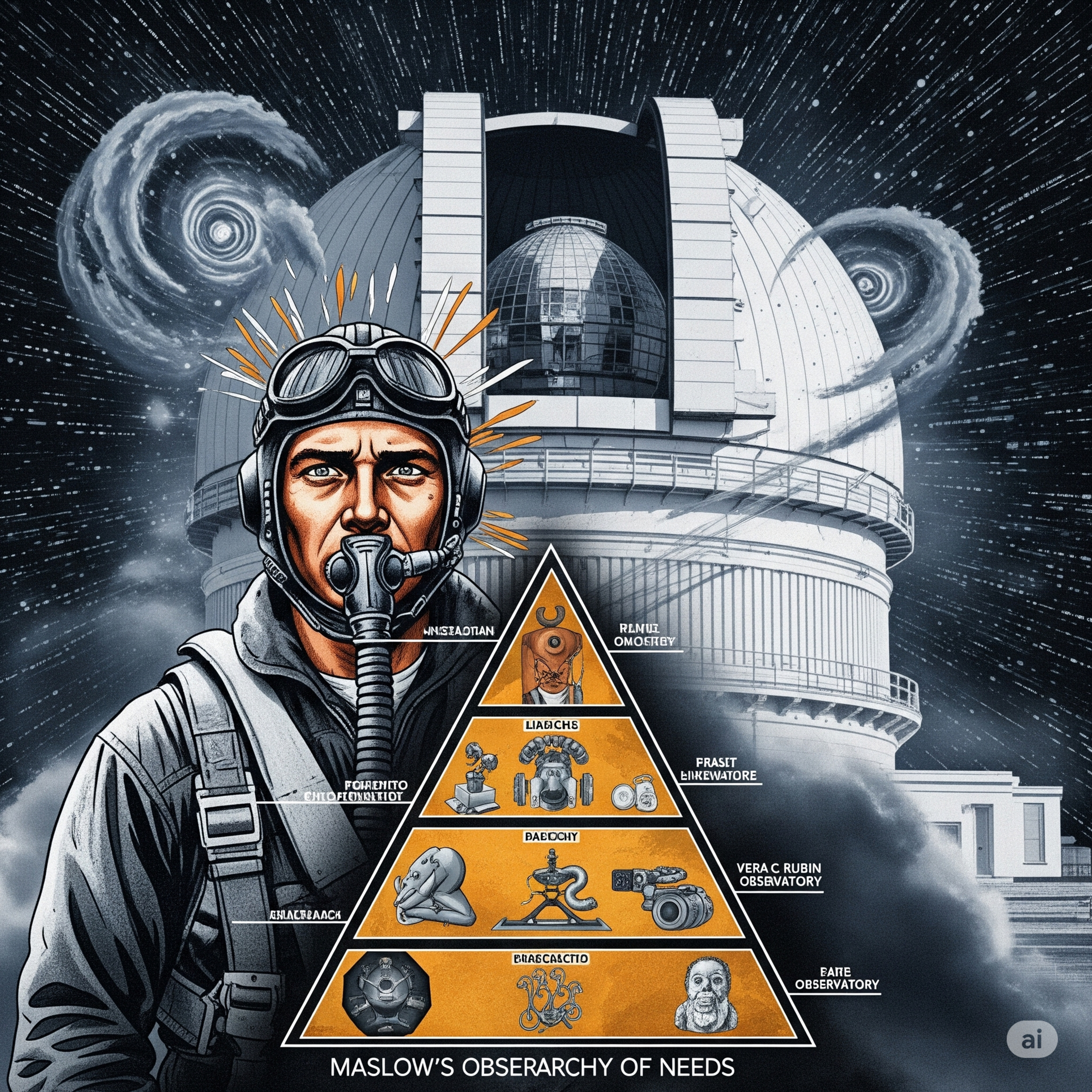 #273 - Kamikaze, Vera C Rubin Observatory, Maslow´s Pyramid 🛩️🔴🔭