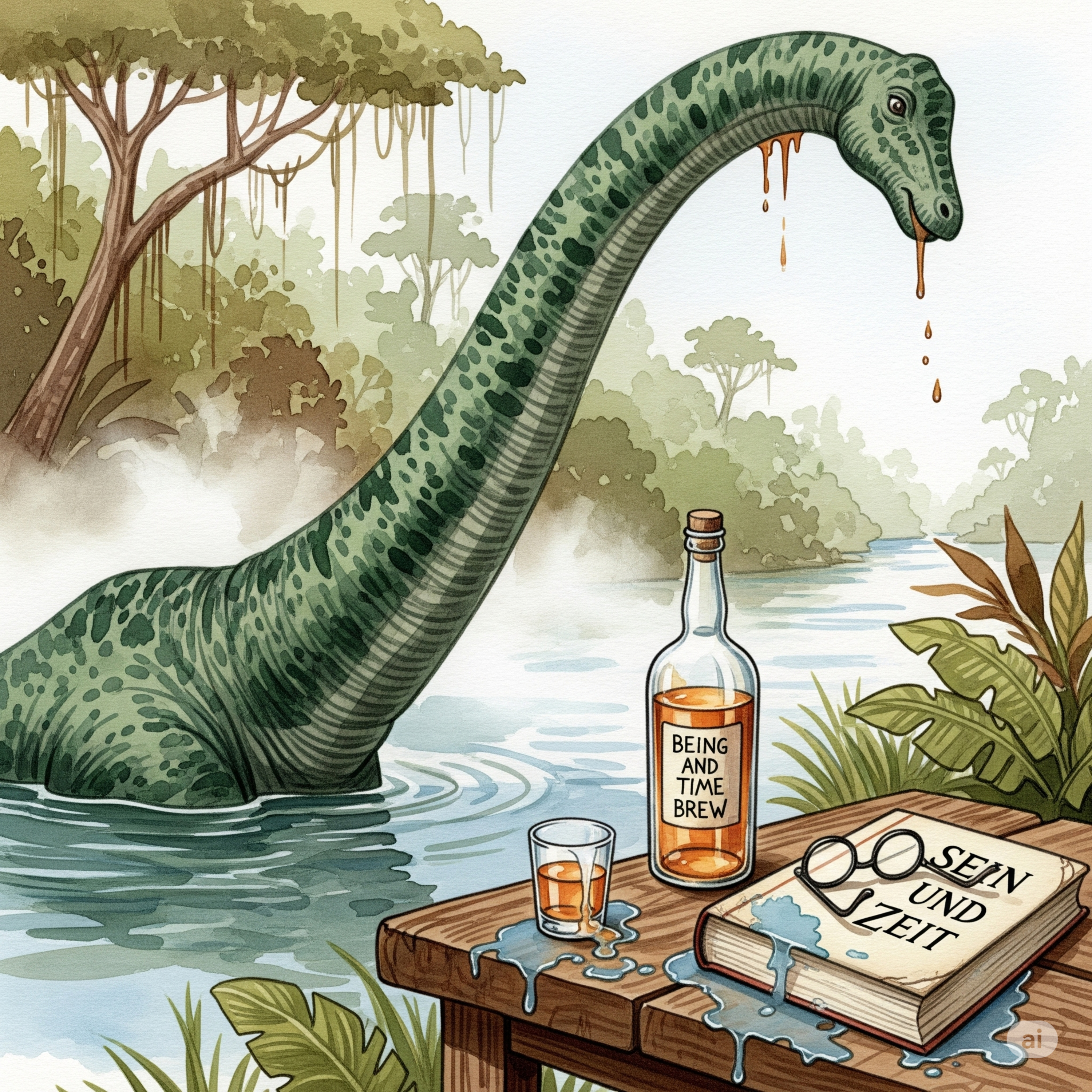 #274 - Alcohol, Mokele-mbembe, Heidegger 🍸🦕