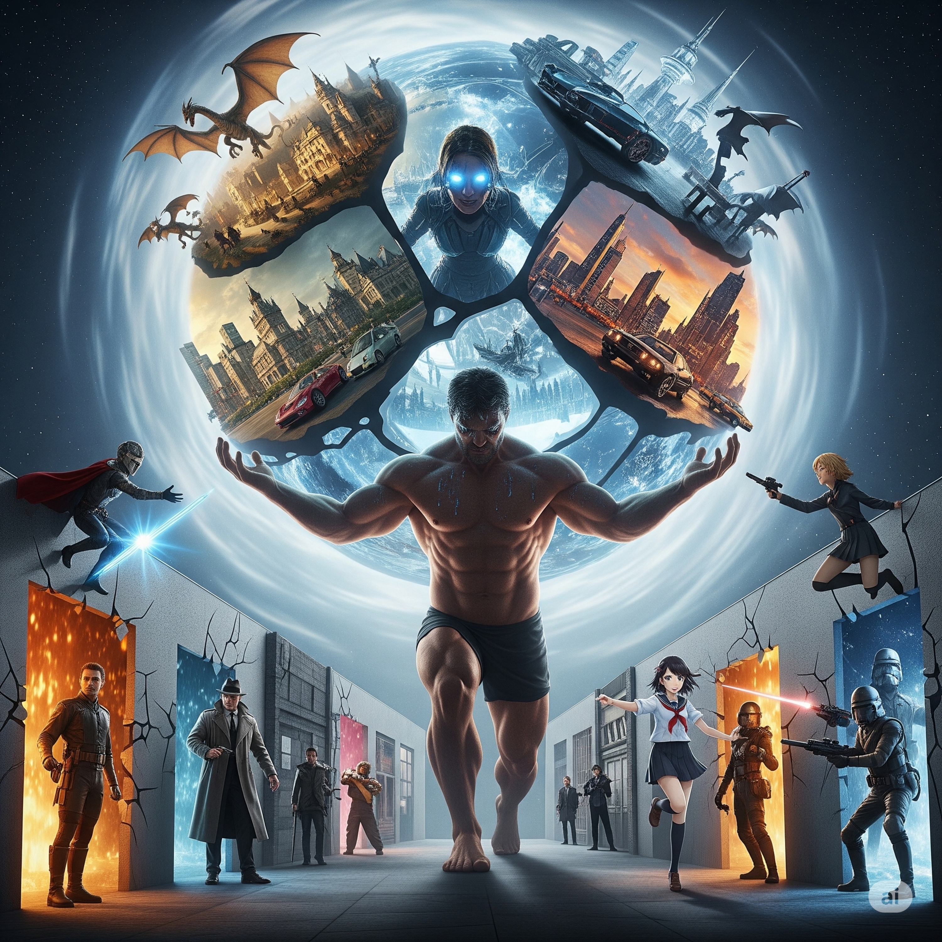 #291 - Fourth Wall, Atlas (mythology), Fictional Shared Universes 🧱🌏