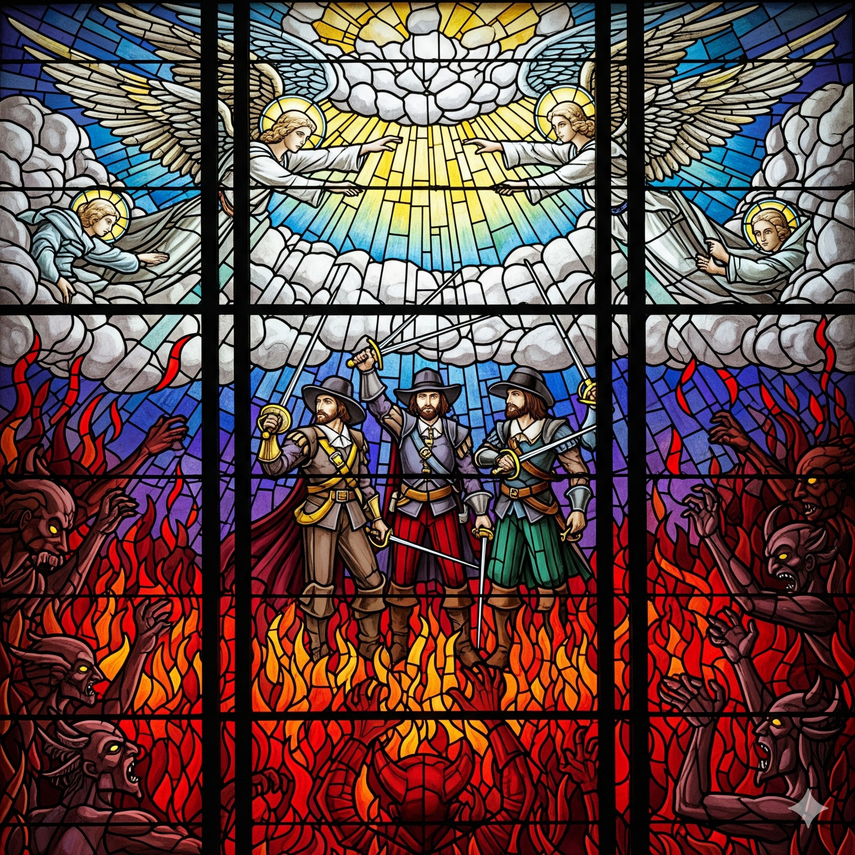 #306 - The Three Musketeers, Gravity, The Last Judgement 🤺🤺🤺 🍎⚖️