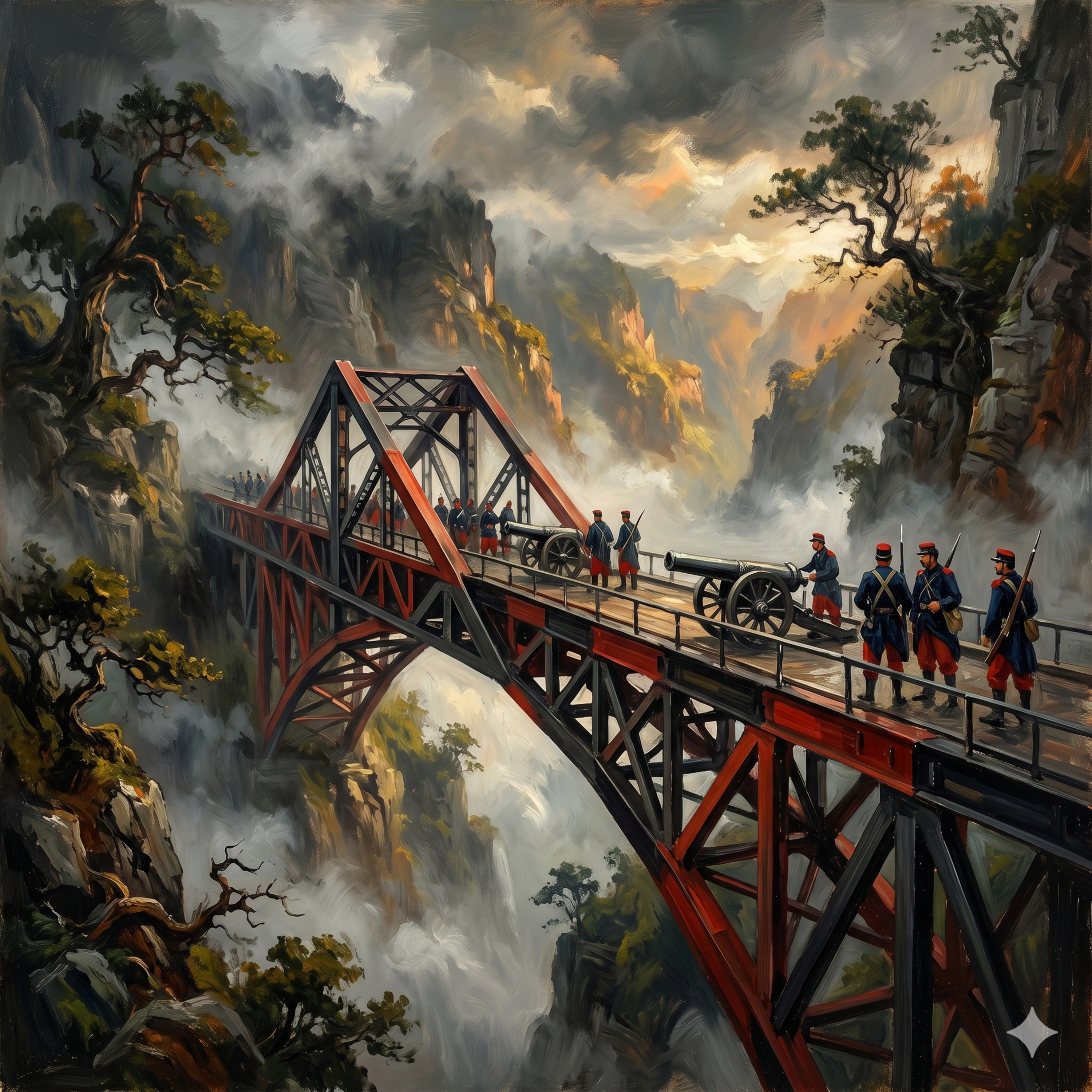 #465 - Huajiang Bridge, Trees, Siege of Paris 🏗️🪖😱