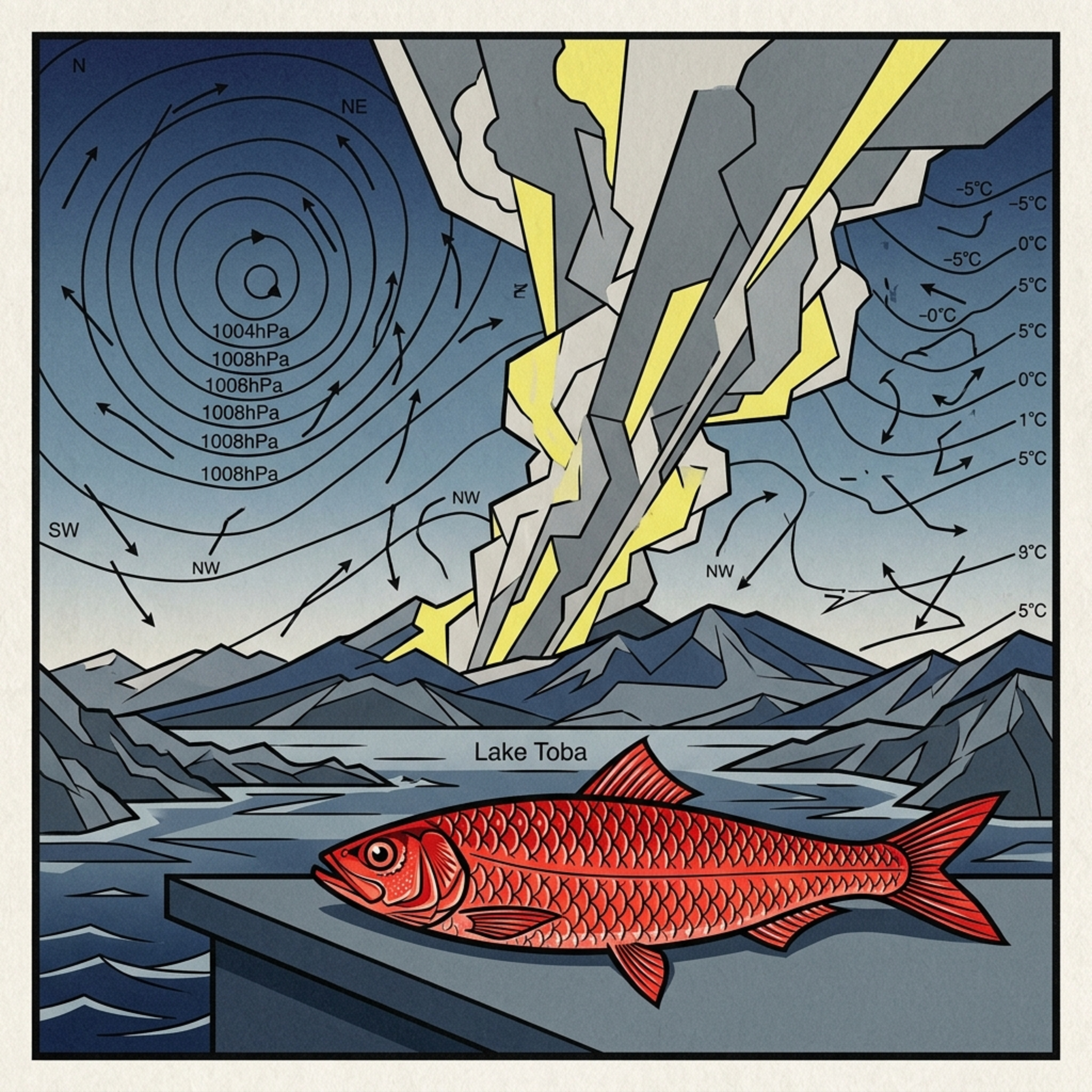 #527 - Weather Forecast, Toba, Red Herring 📡🌋🐟 episode artwork