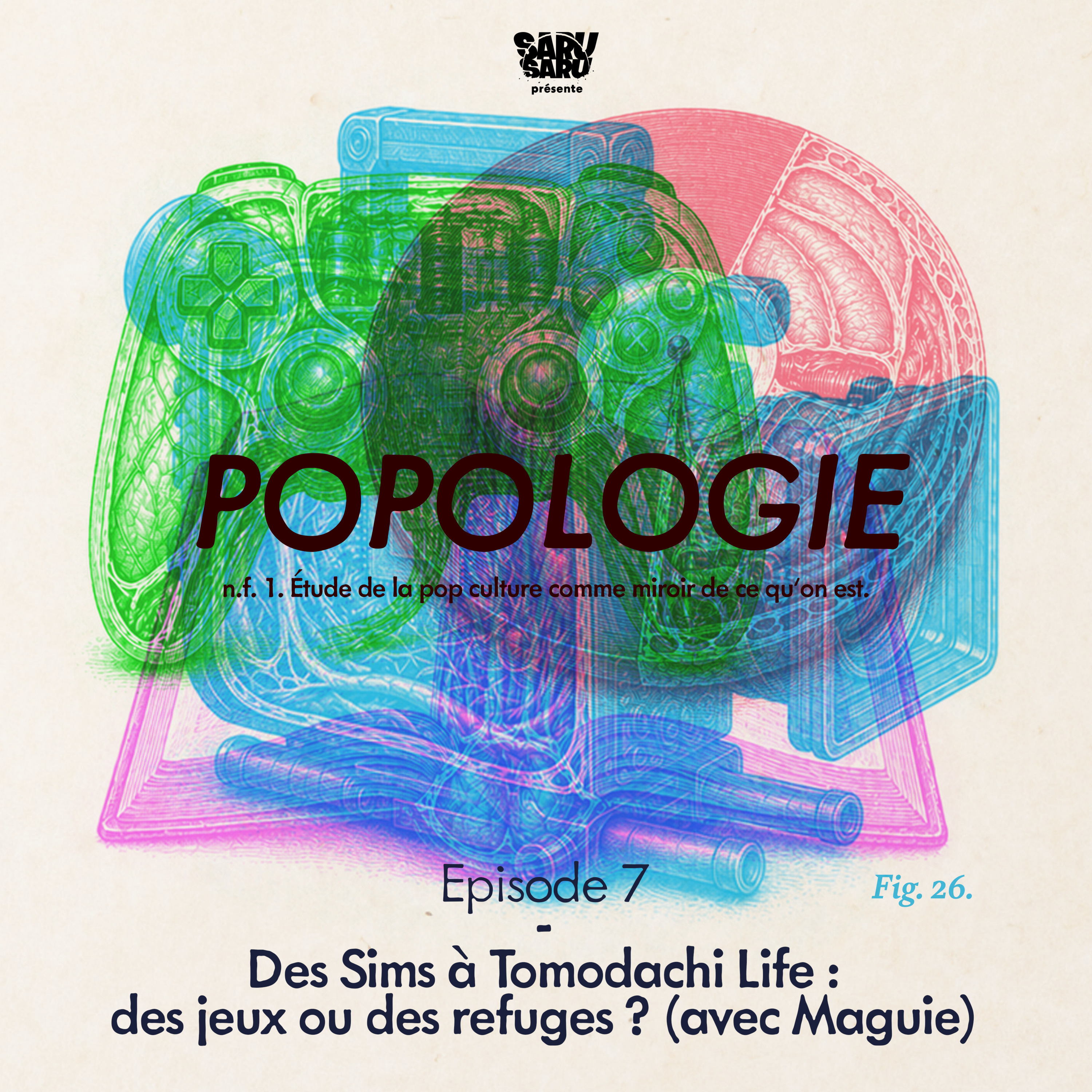 POPOLOGIE - EP.7 - Des sims à Tomodachi life: des jeux ou des refuges ?(avec Maguie)  episode artwork