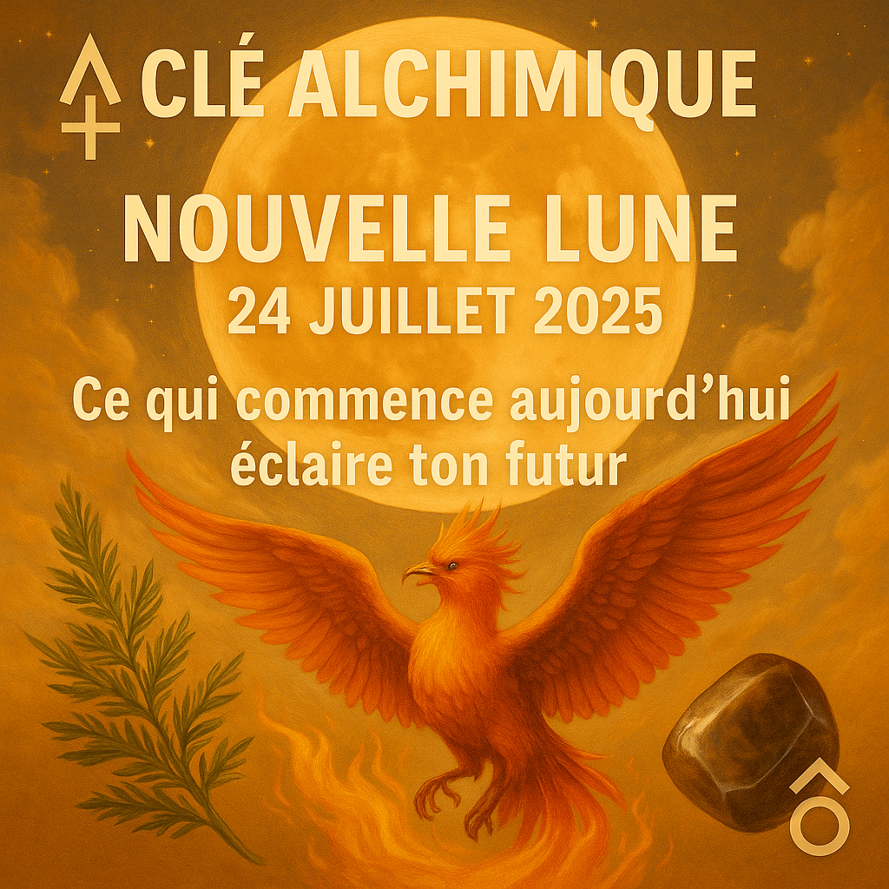 Nouvelle Lune du Jeudi 24 07: Ce qui commence aujourd’hui éclaire ton futur - La clé alchimique episode artwork