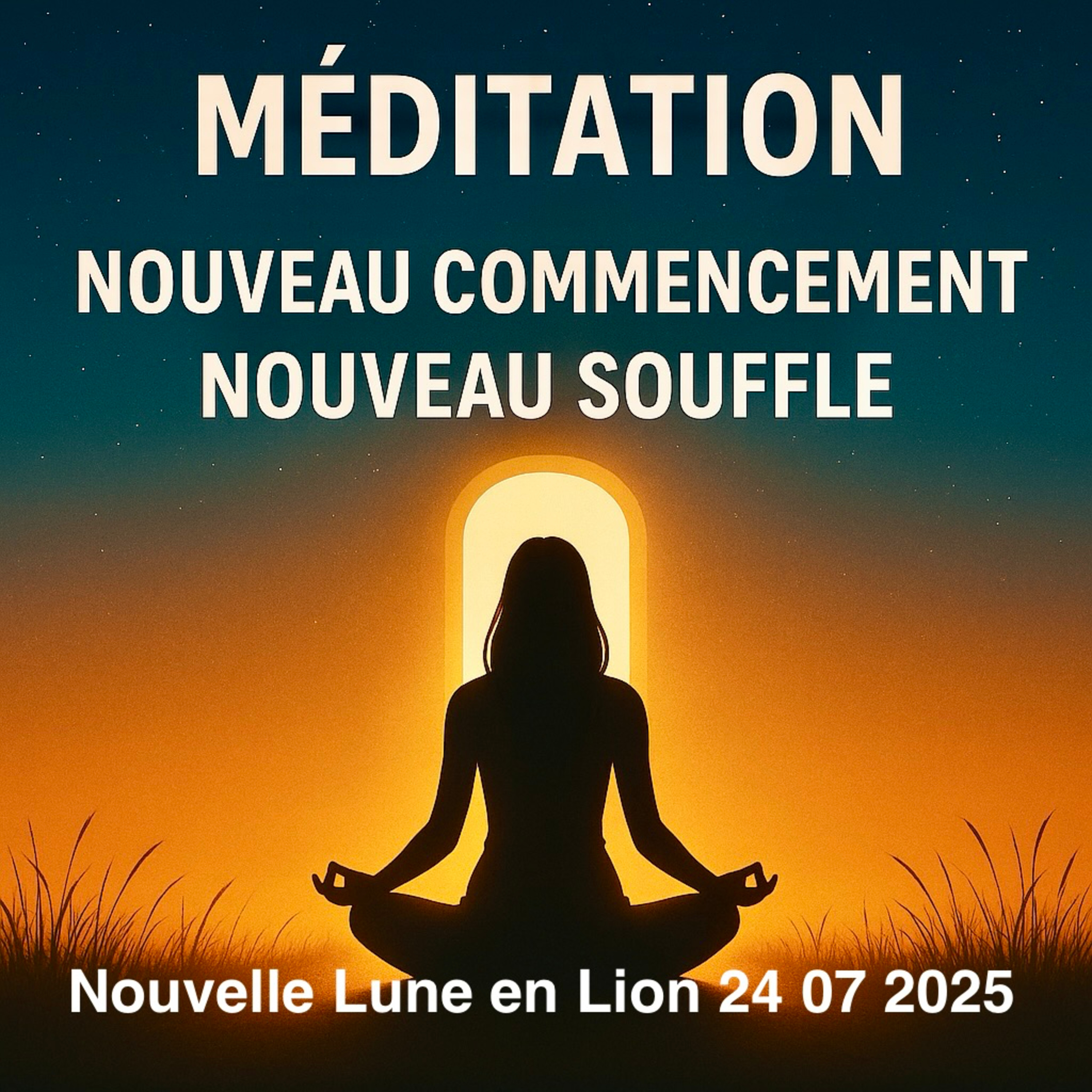 Méditation Nouvelle Lune du 24 07 2025: Nouveau commencement, nouveau souffle - La clé alchimique episode artwork