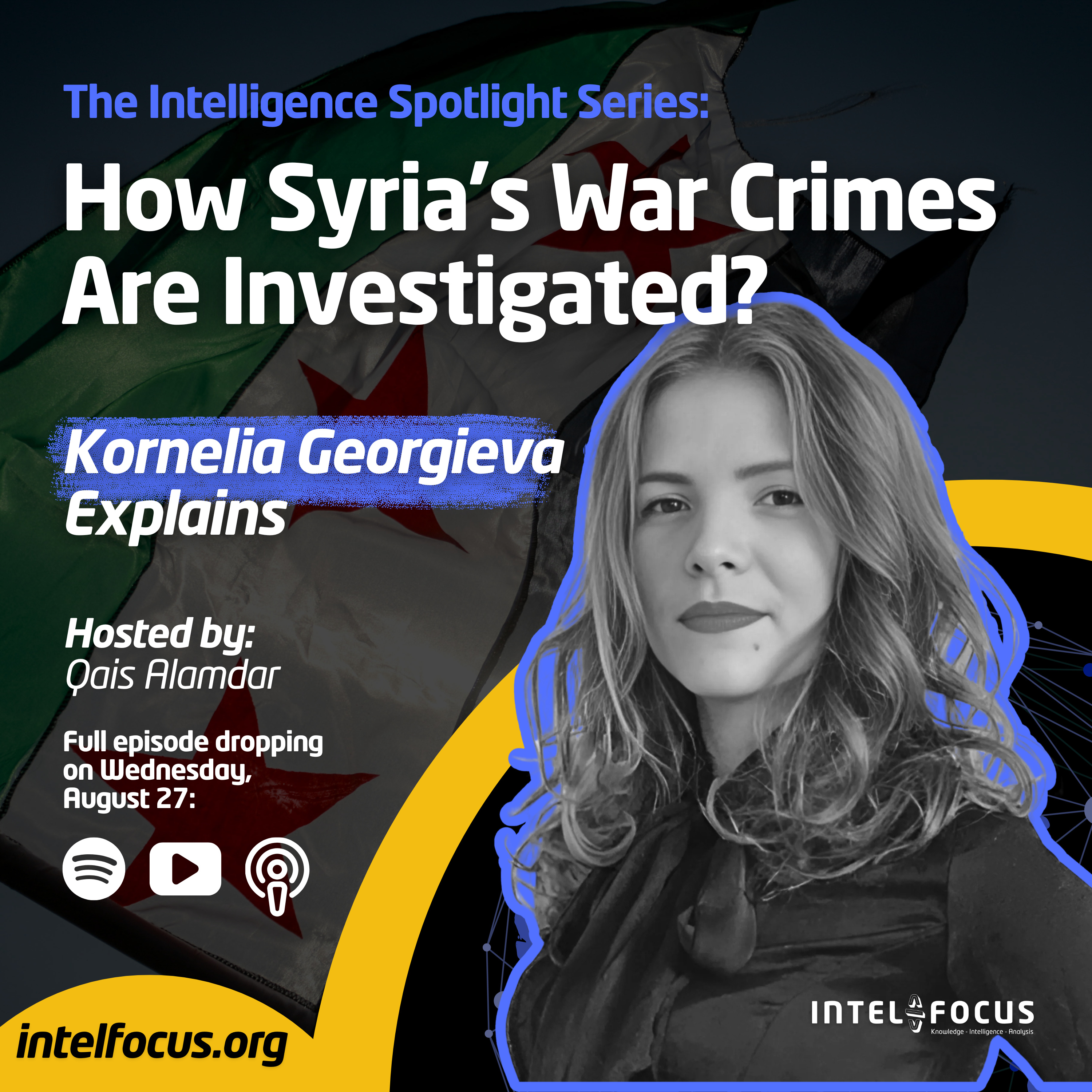 How Syria’s War Crimes Are Investigated? Kornelia Georgieva Explains episode artwork