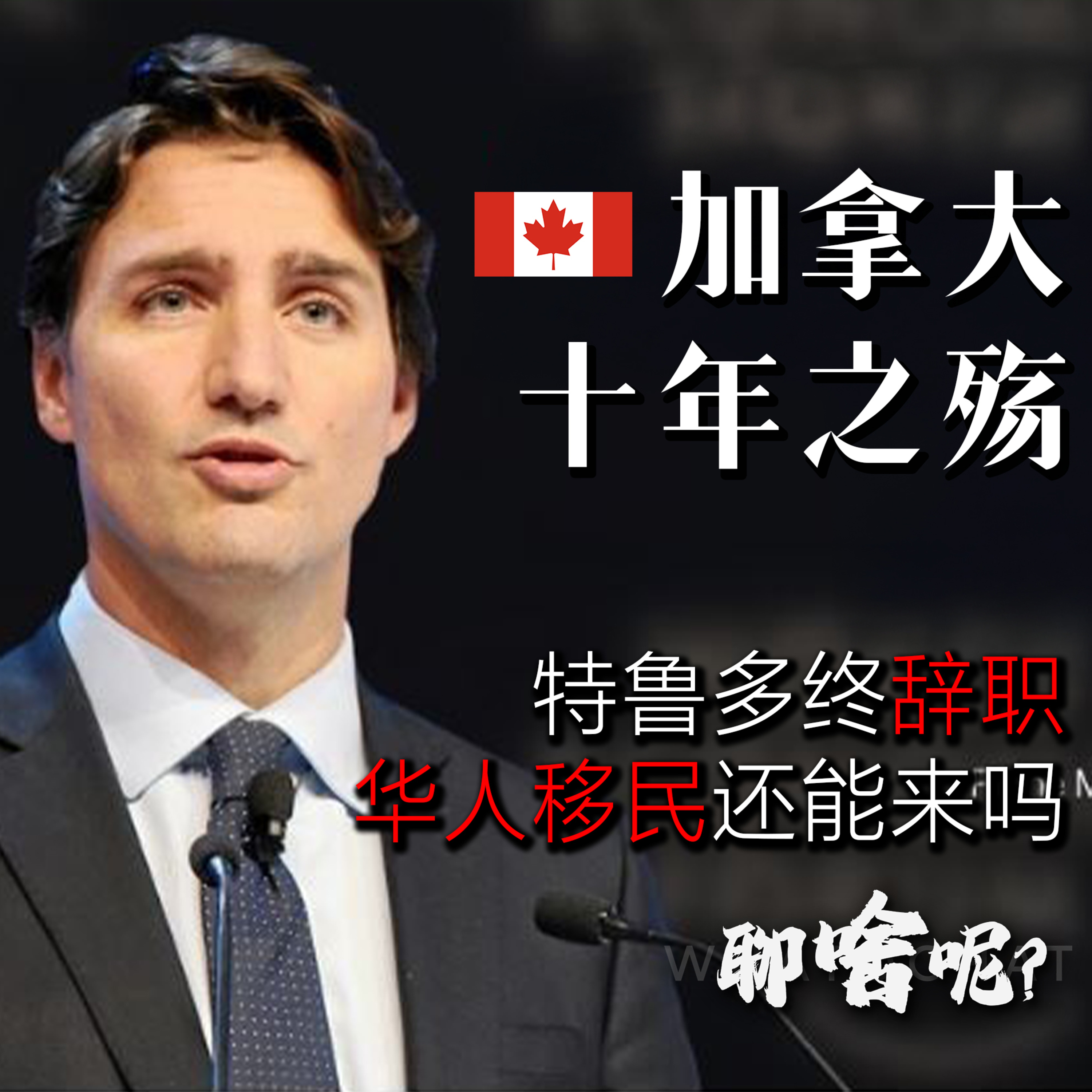 聊啥呢Vol.9 加拿大十年之殇 特鲁多终辞职 五眼联盟“差生”加拿大能来了吗？ episode artwork
