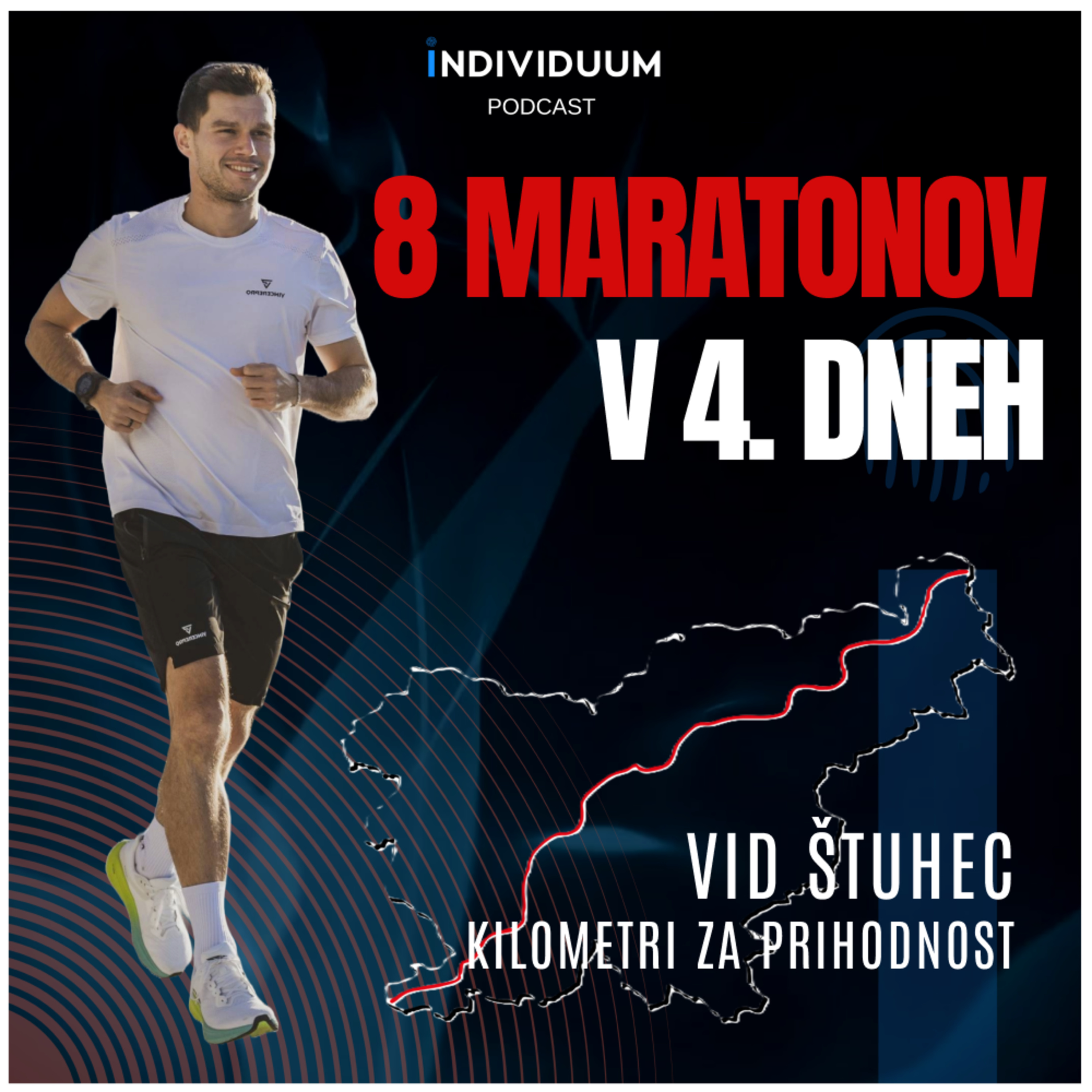 8 maratonov v 4 dneh - dobrodelni tek čez Slovenijo | Vid Štuhec | Individuum Podcast #43