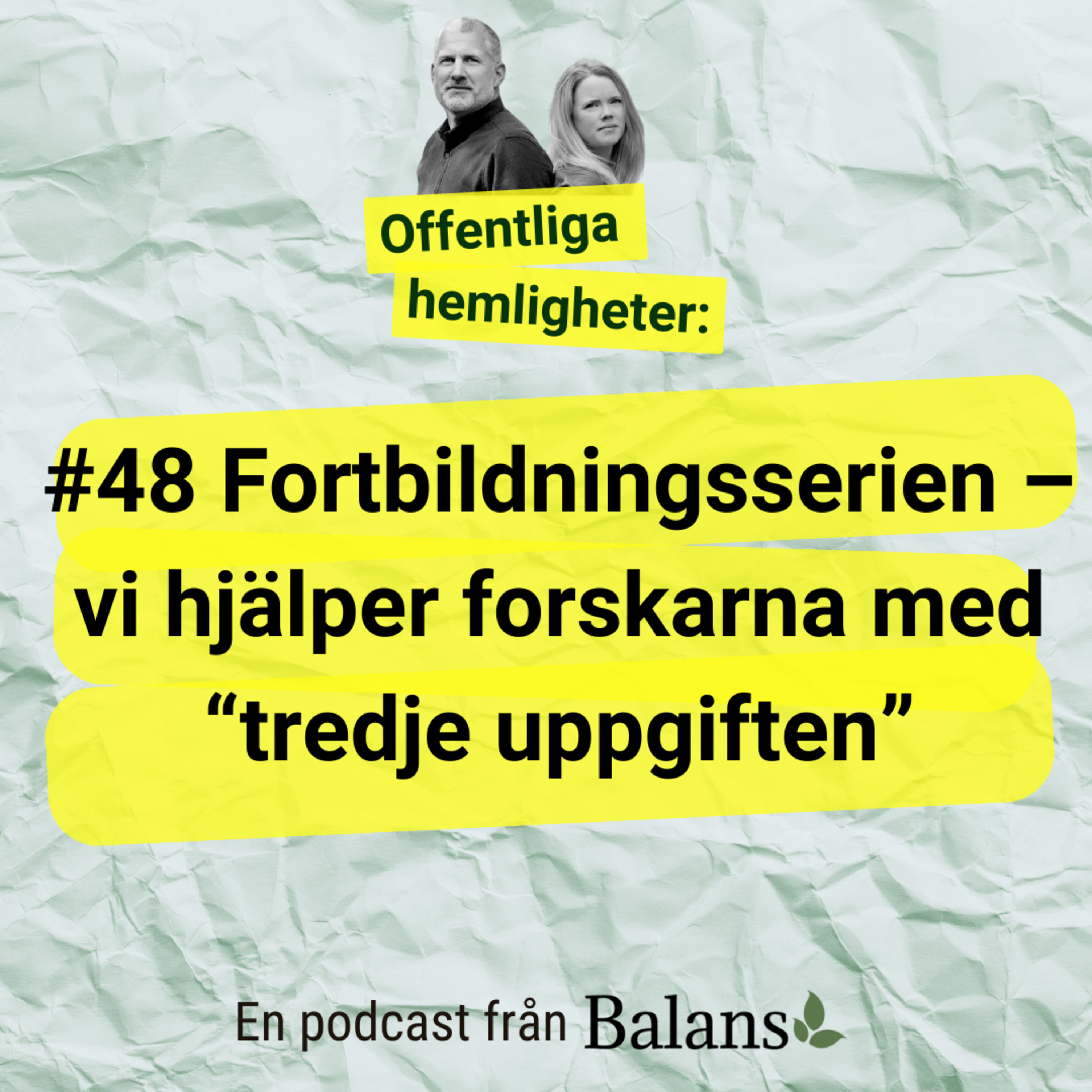 #48 Offentliga hemligheter 2.0 och fortbildningsserien episode artwork