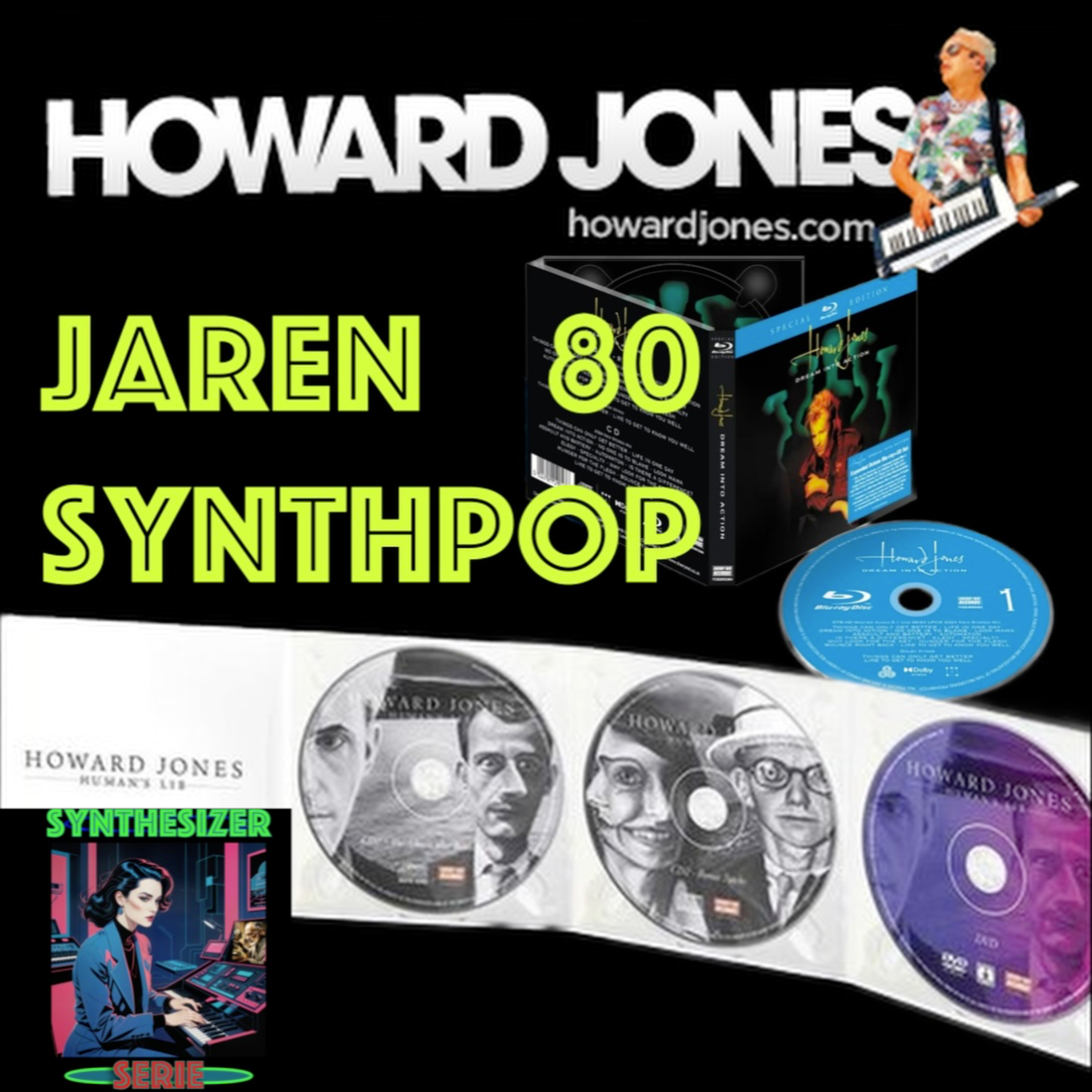 Howard Jones Human’s lib en Dream into action Blu-ray Dolby Atmos episode artwork