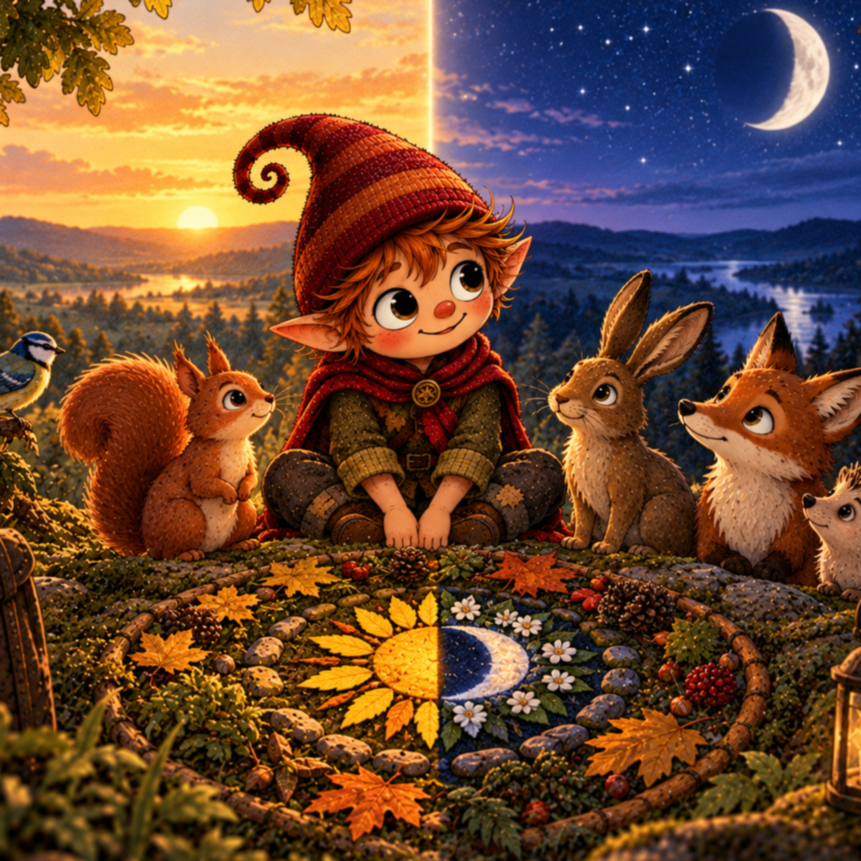 Rovnodennost 🌙🌞 | Příběh o rovnováze dne a noci