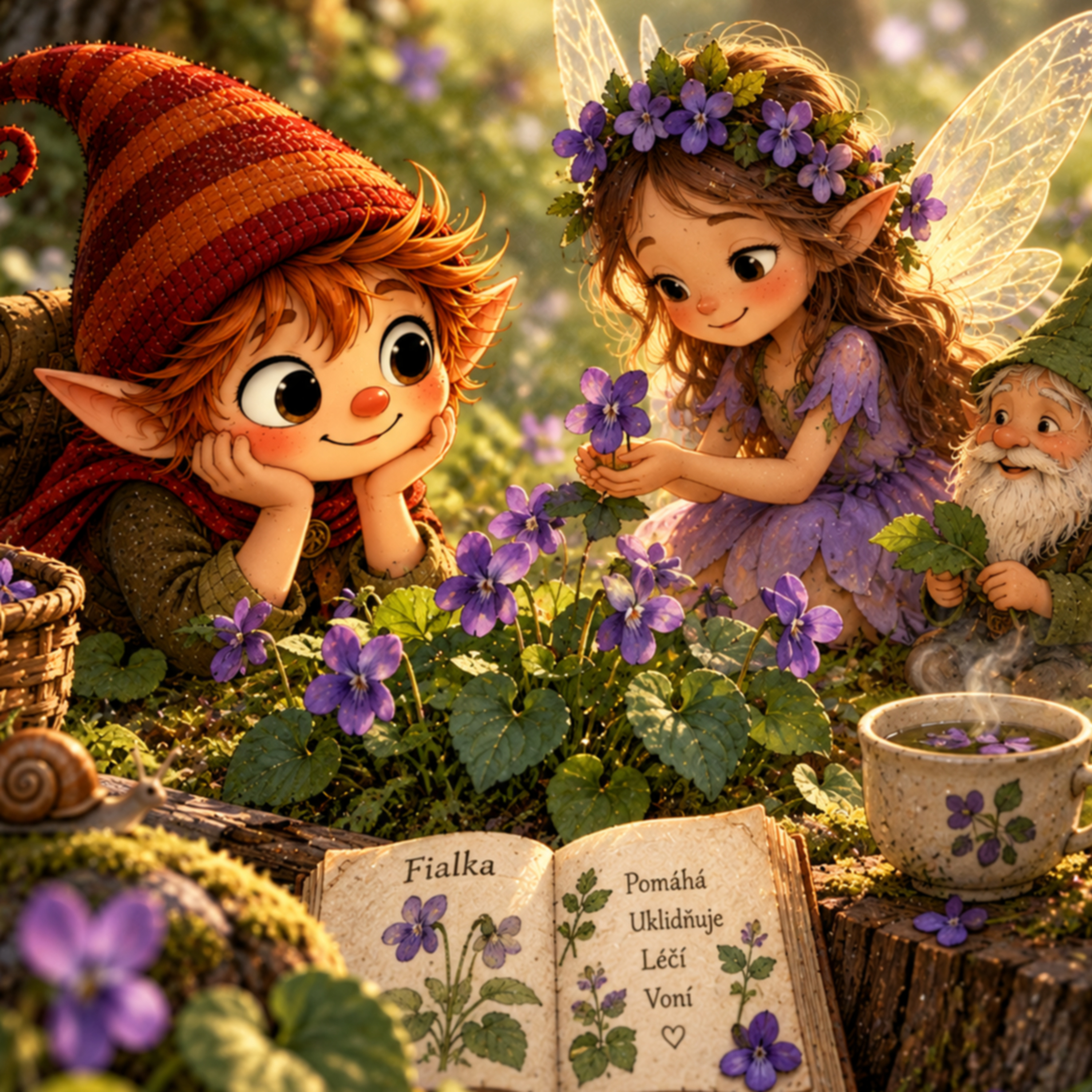 Víla Fialenka 🌺 | Objevílkův herbář