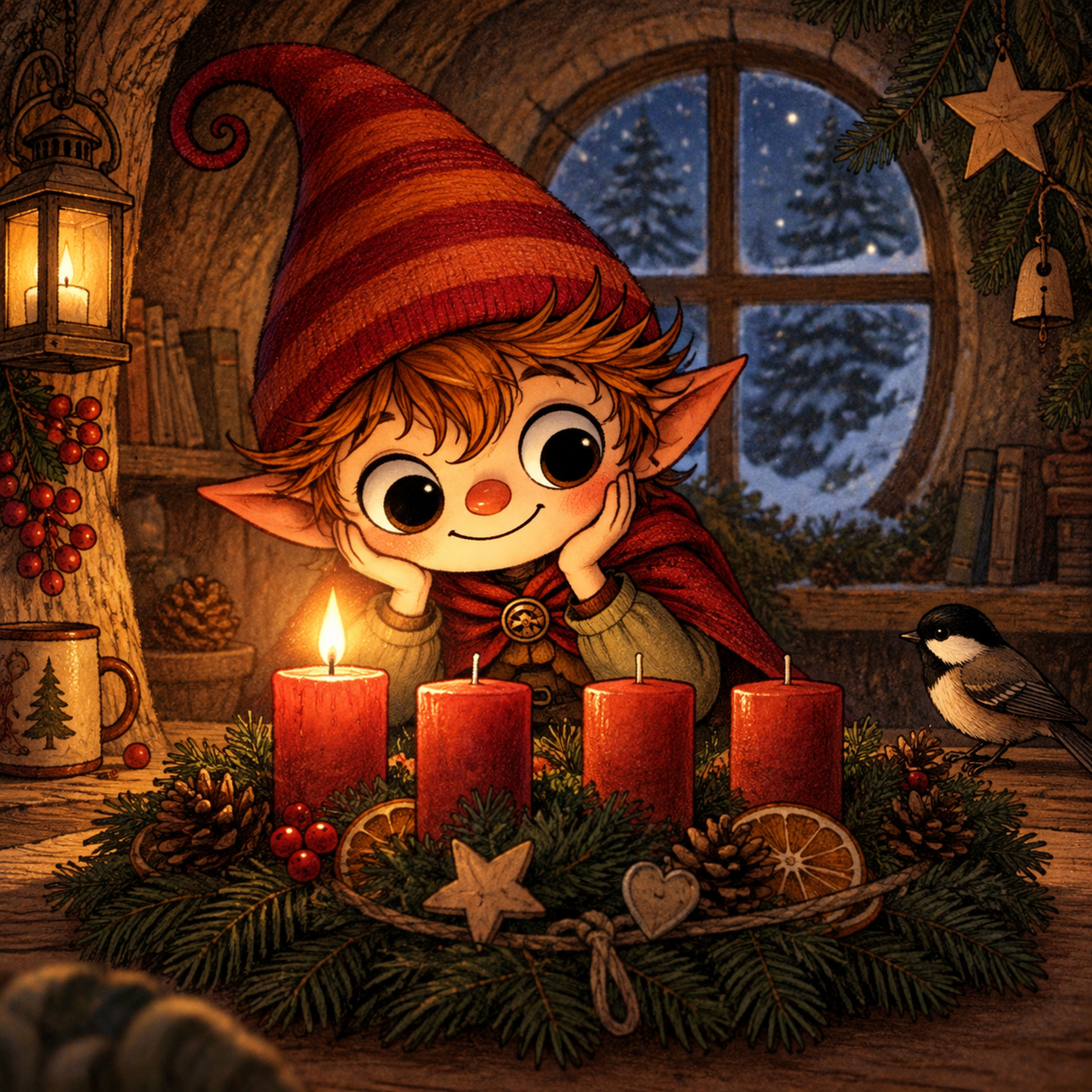 Adventní věnec 🎄 | Pohádka, která přiblíží tradice vánoc