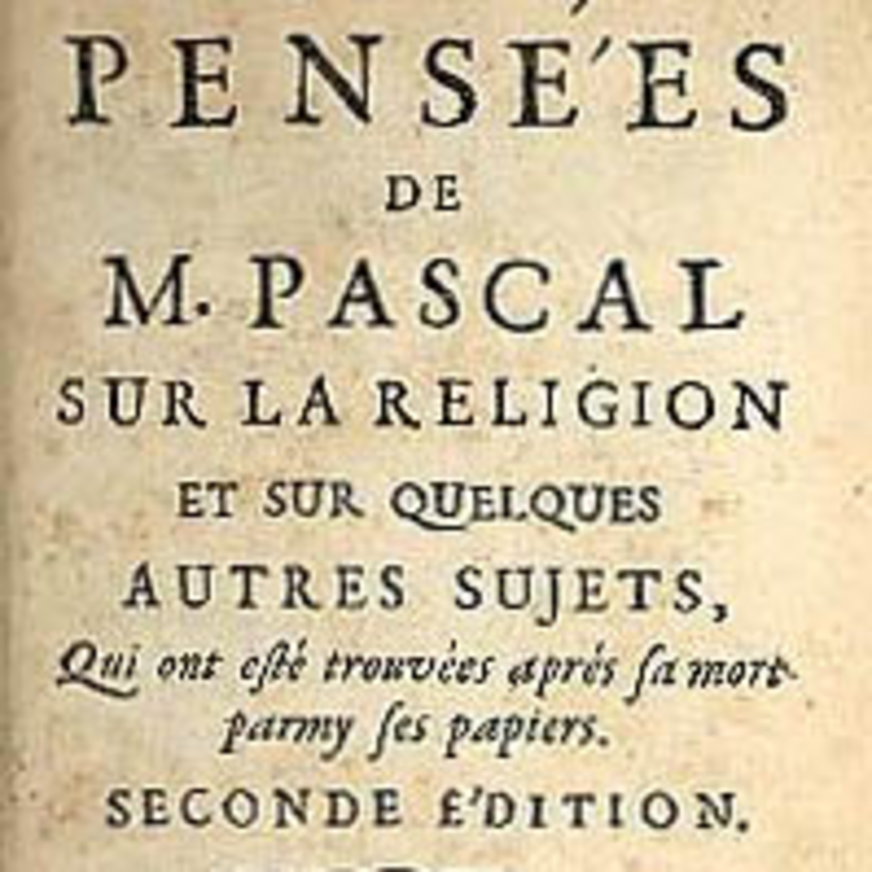 Pascal's Pensées by Blaise Pascal episode artwork