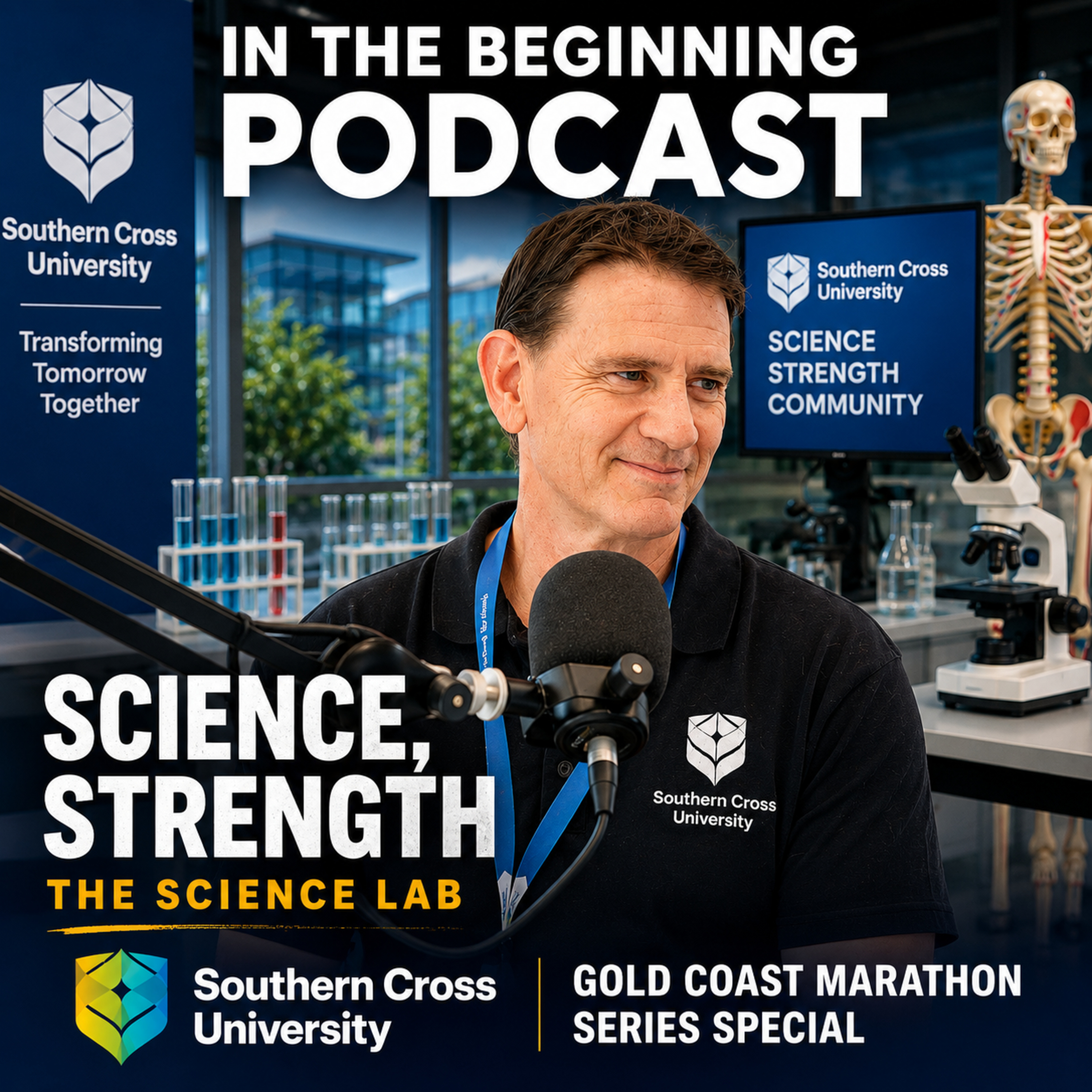 GOLD COAST MARATHON SERIES - IN THE SCIENCE LAB AT SOUTHERN CROSS UNIVERSITY episode artwork