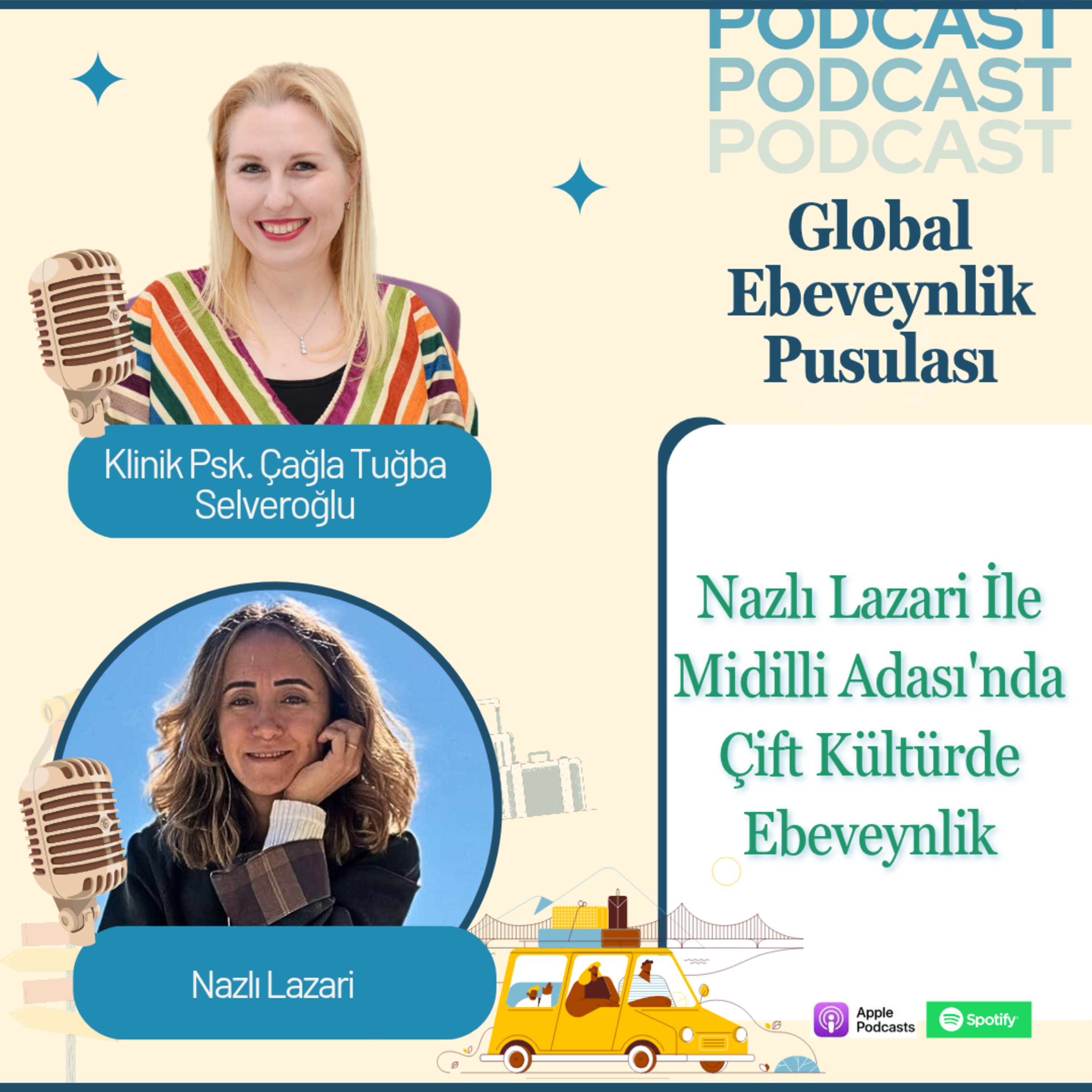 Nazlı Lazari: Midilli Adası’nda Çift Kültürde Ebeveynlik | Bicultural Parenting & Family Adaptation | E004 episode artwork
