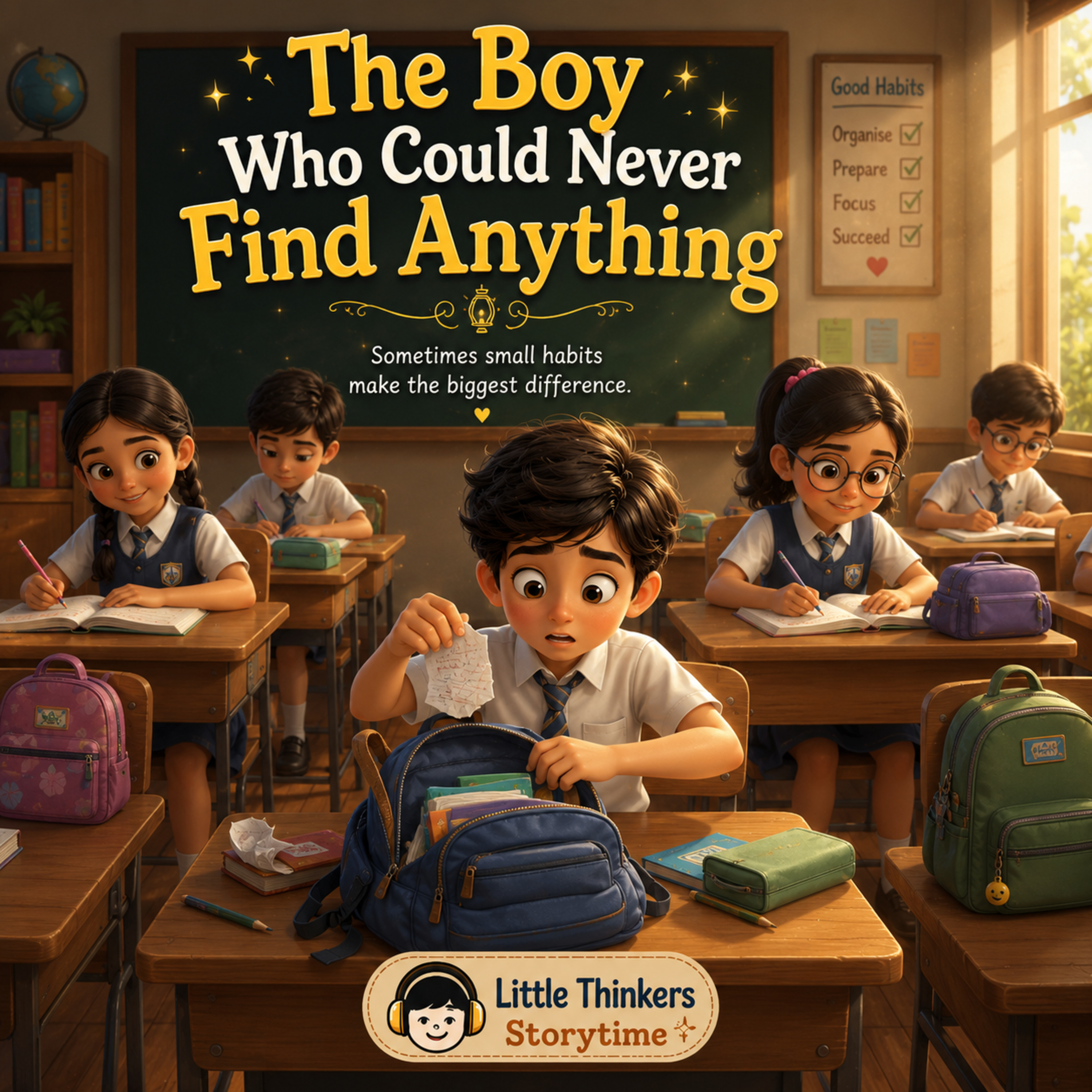 The Boy Who Could Never Find Anything | Little Thinkers Storytime episode artwork