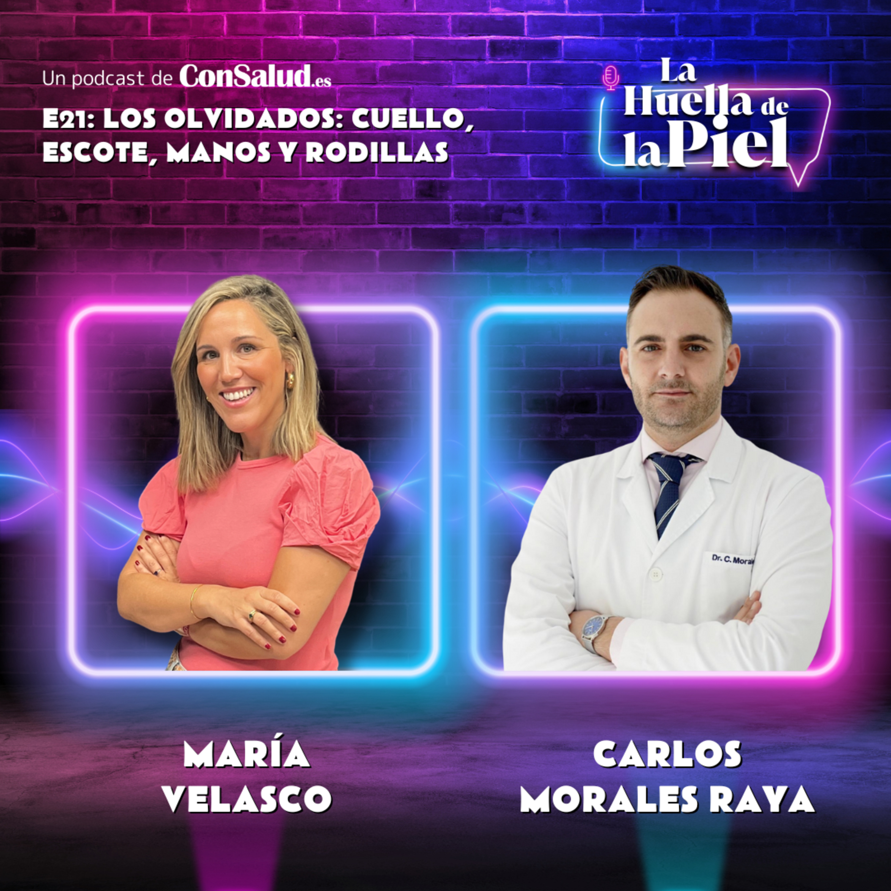 T3. E21. Carlos Morales Raya: Los olvidados: Cuello, escote, manos y rodillas episode artwork