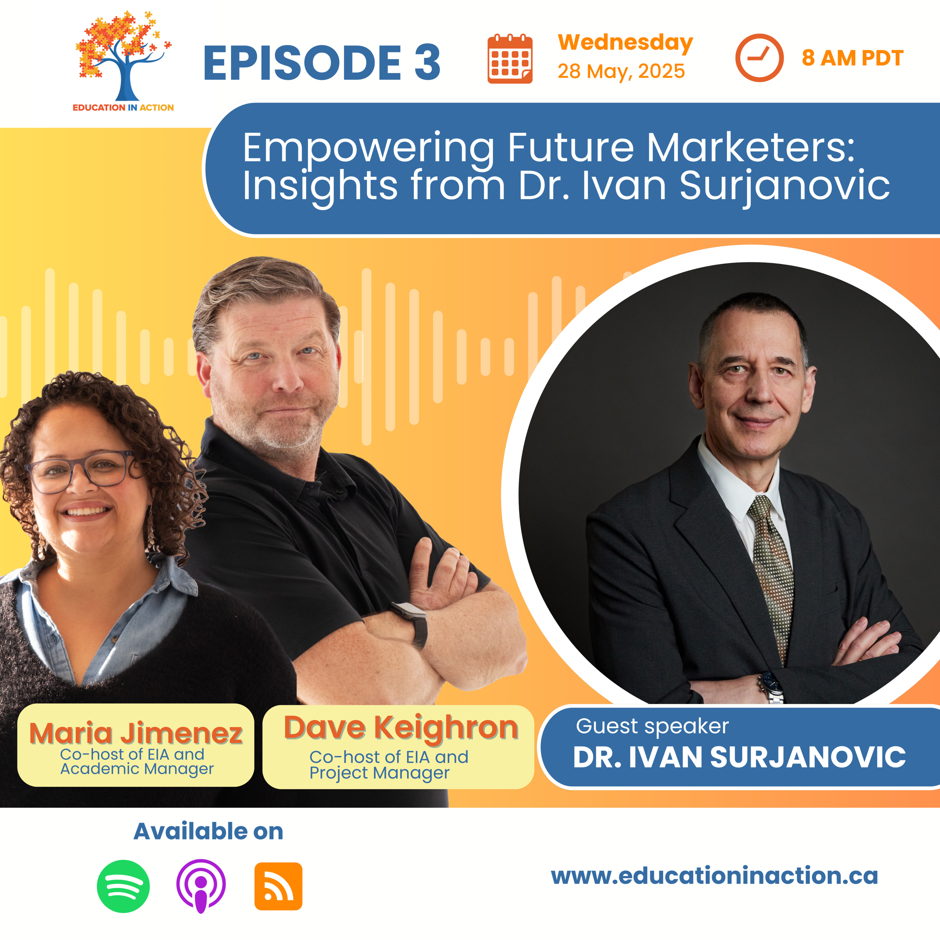 Empowering Future Marketers: Insights from Dr. Ivan Surjanovic episode artwork