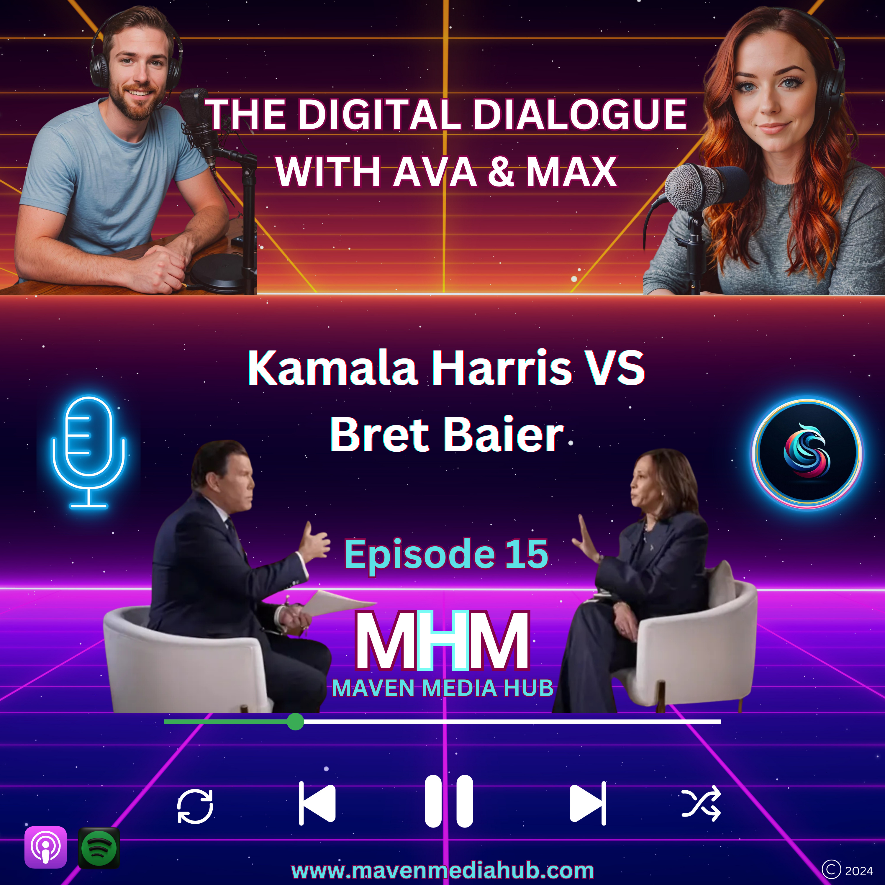 Episode 15: Kamala Harris VS Bret Baier episode artwork