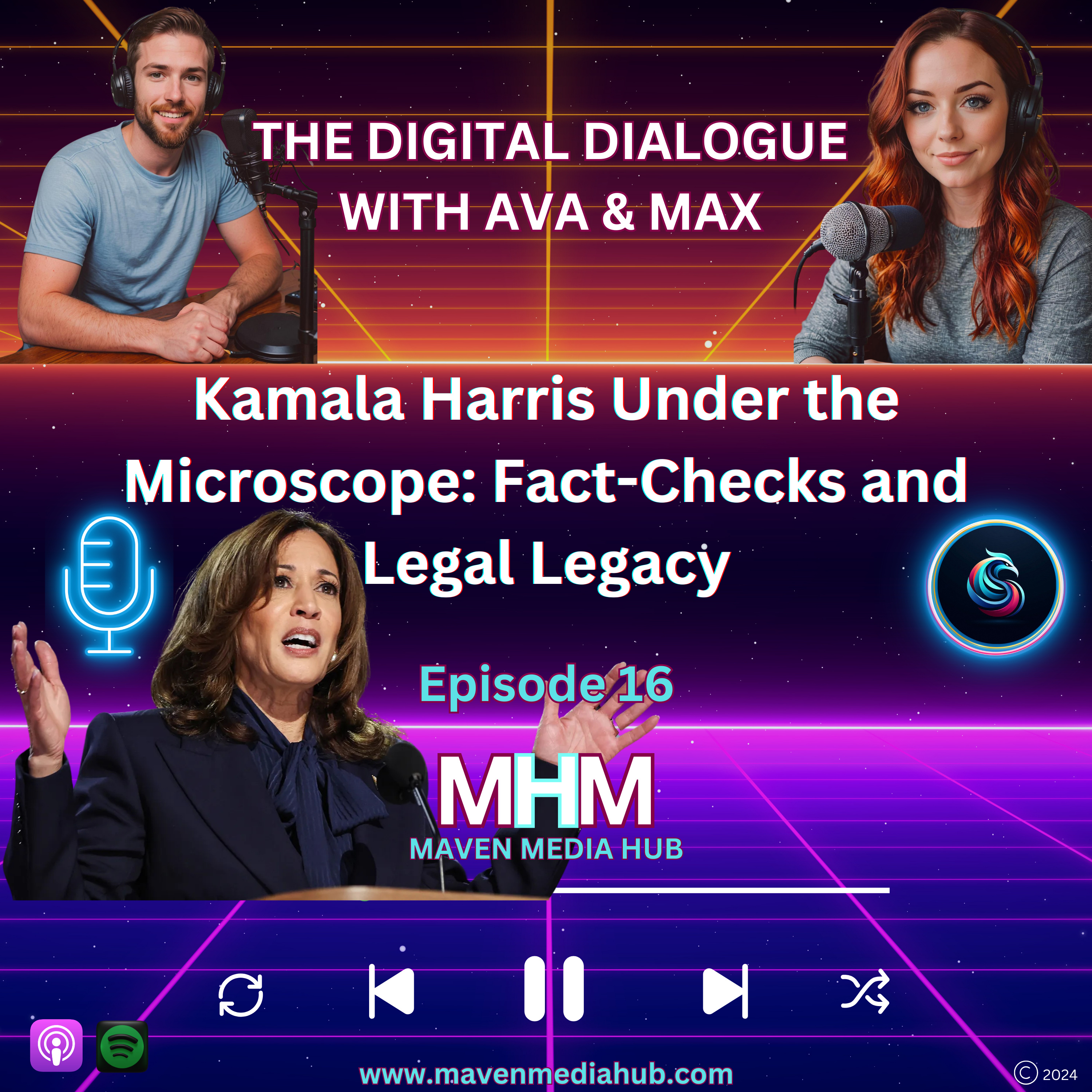 Episode 16: Kamala Harris Under the Microscope: Fact-Checks and Legal Legacy episode artwork
