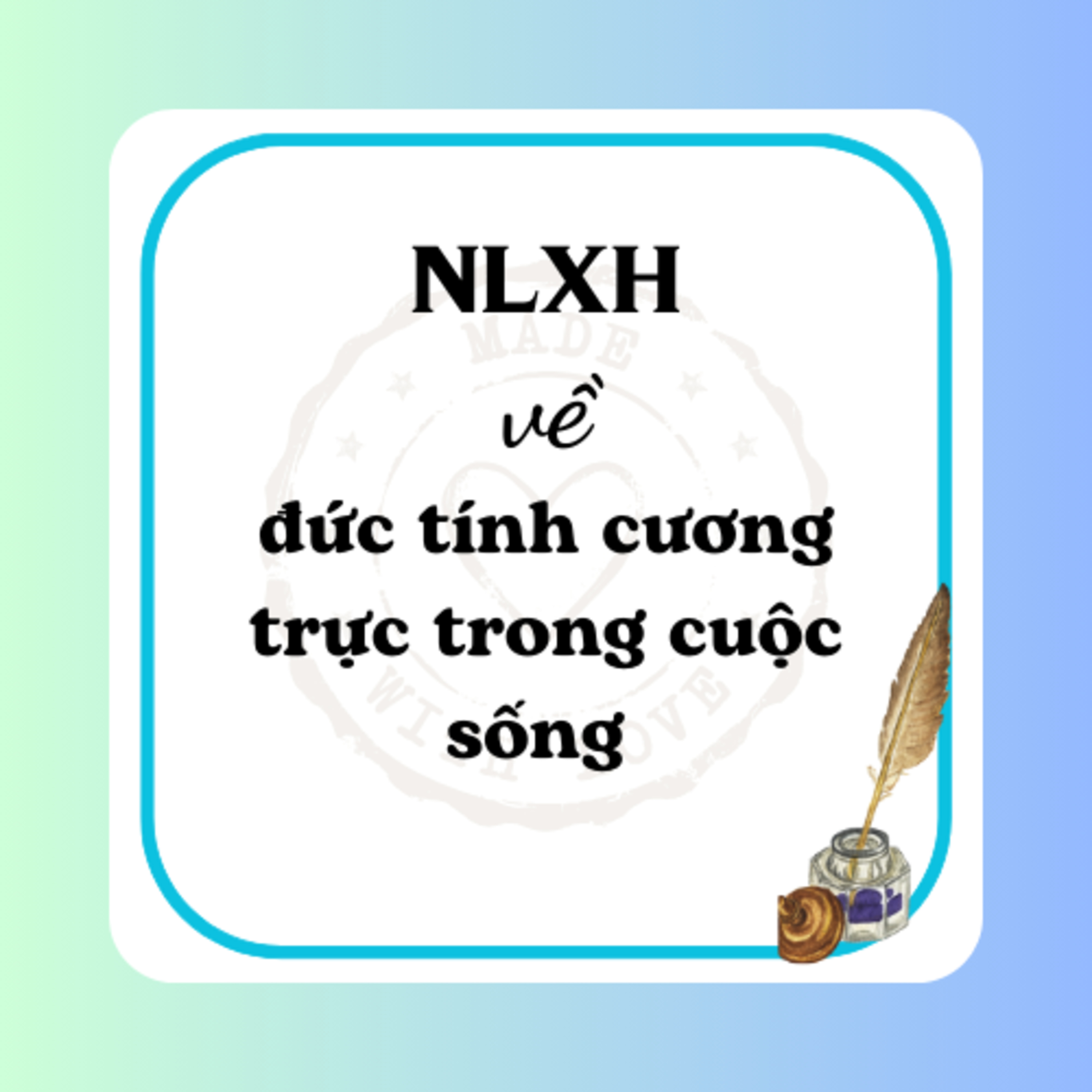 Nghị luận xã hội đức tính cương trực trong cuộc sống  episode artwork