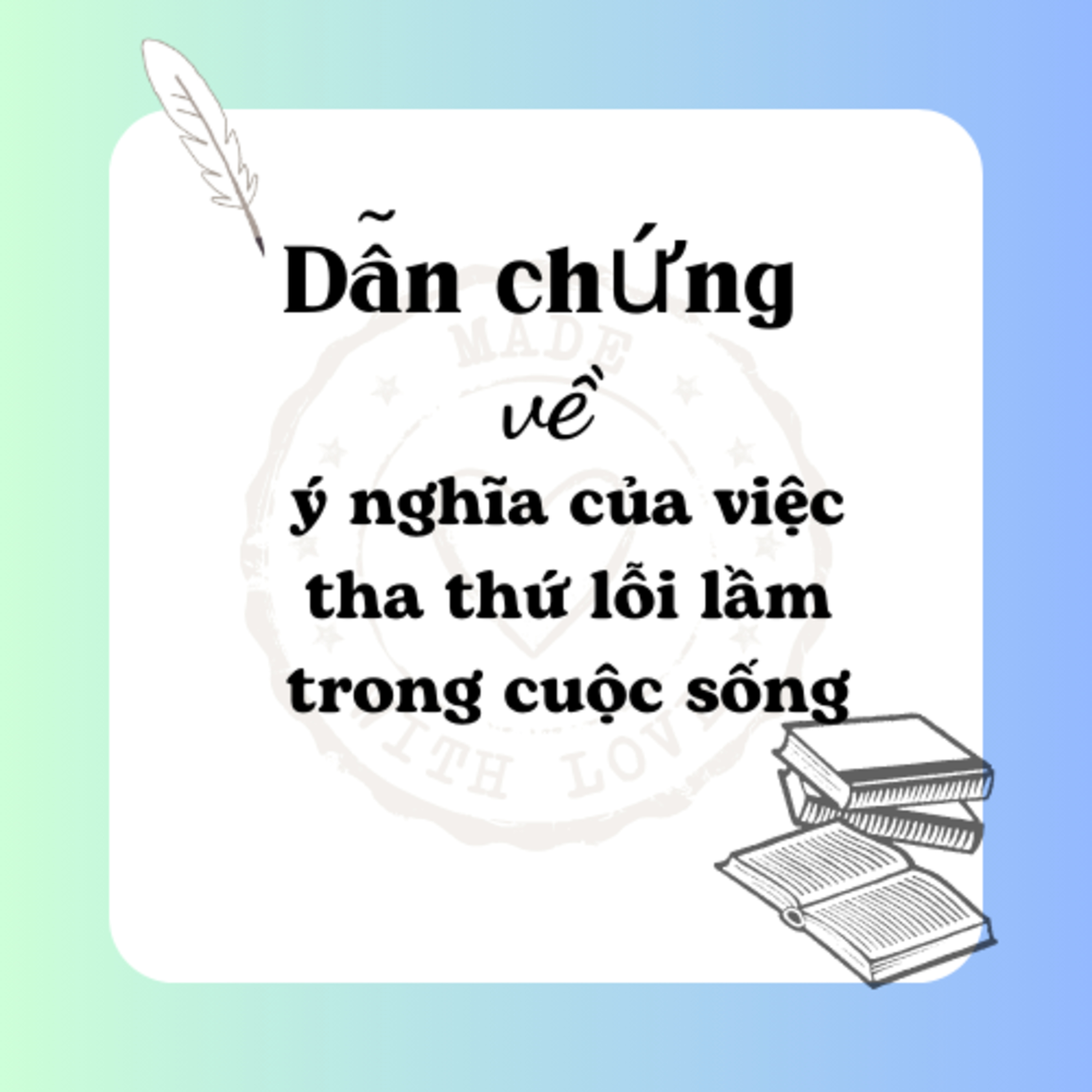 ý nghĩa của việc tha thứ lỗi lầm trong cuộc sống episode artwork