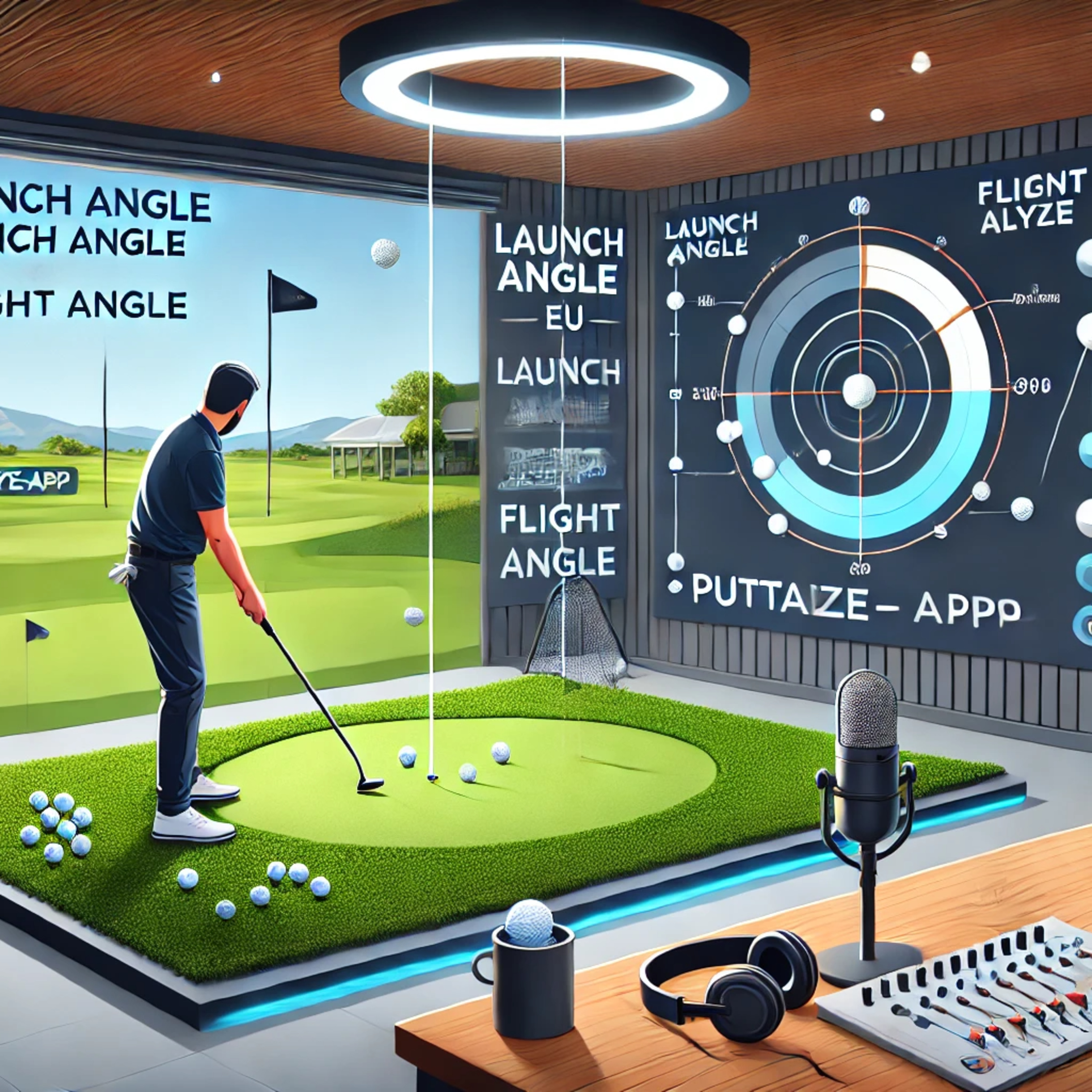 #45 (Putting) Ball Launch and Flight.