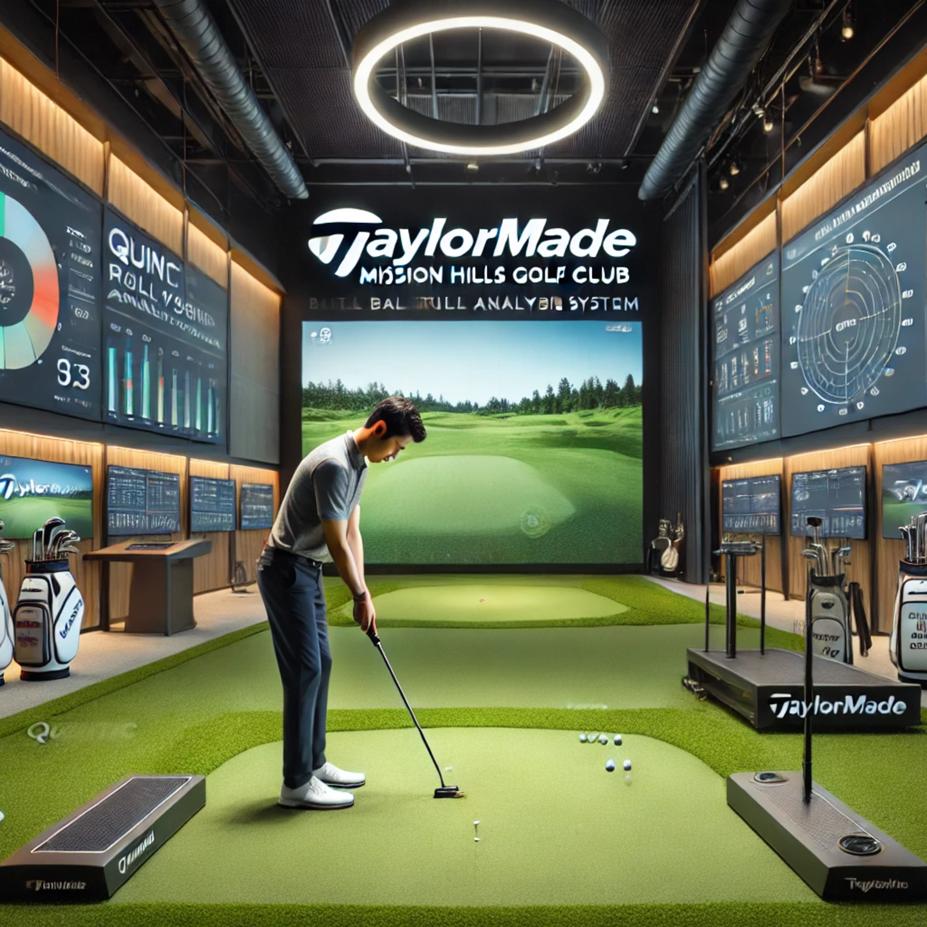 #46 TaylorMade and Quintic have jointly opened a putting training center at Haikou Mission Hills Golf Club.