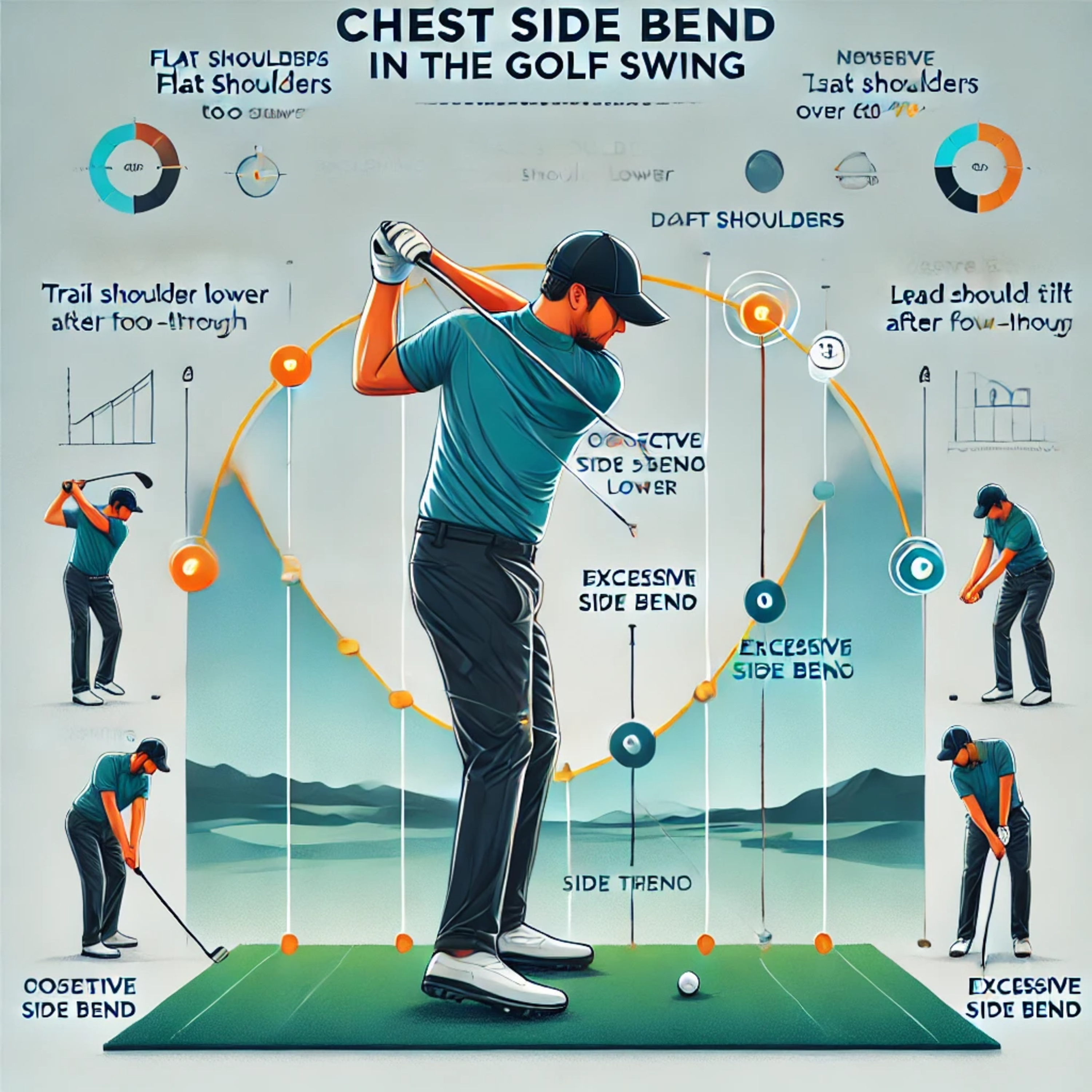 #154G🔥 Seitliche Brustneigung im Golfschwung ⛳