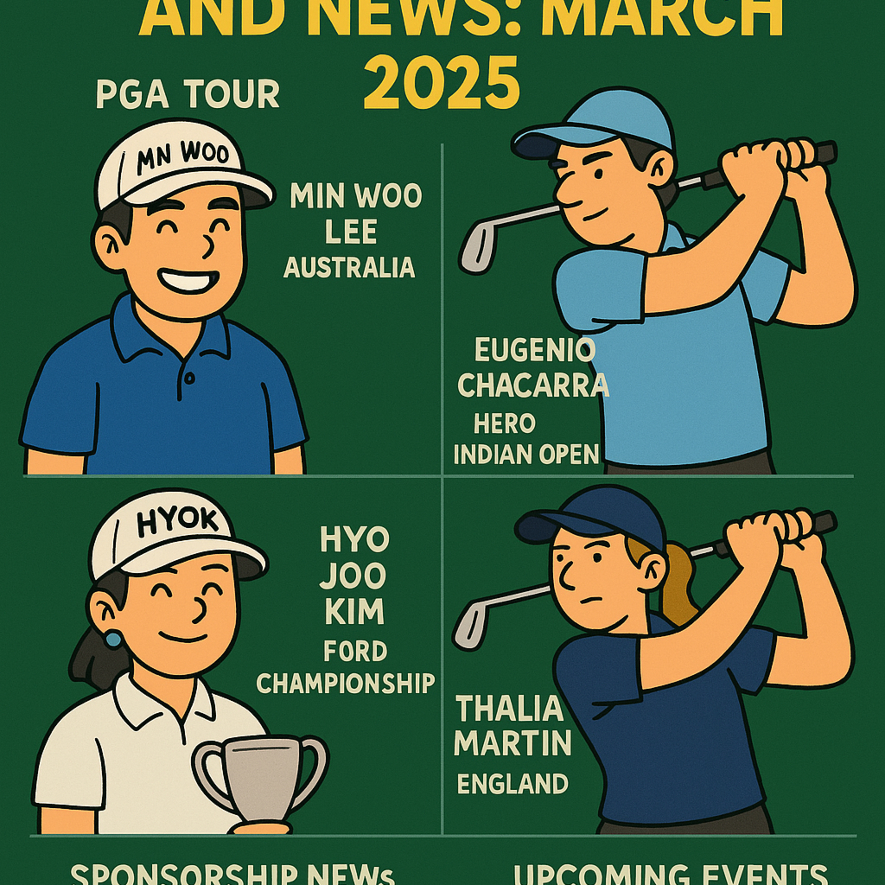 #179 Professional Golf Tournament Results and News: March 2025