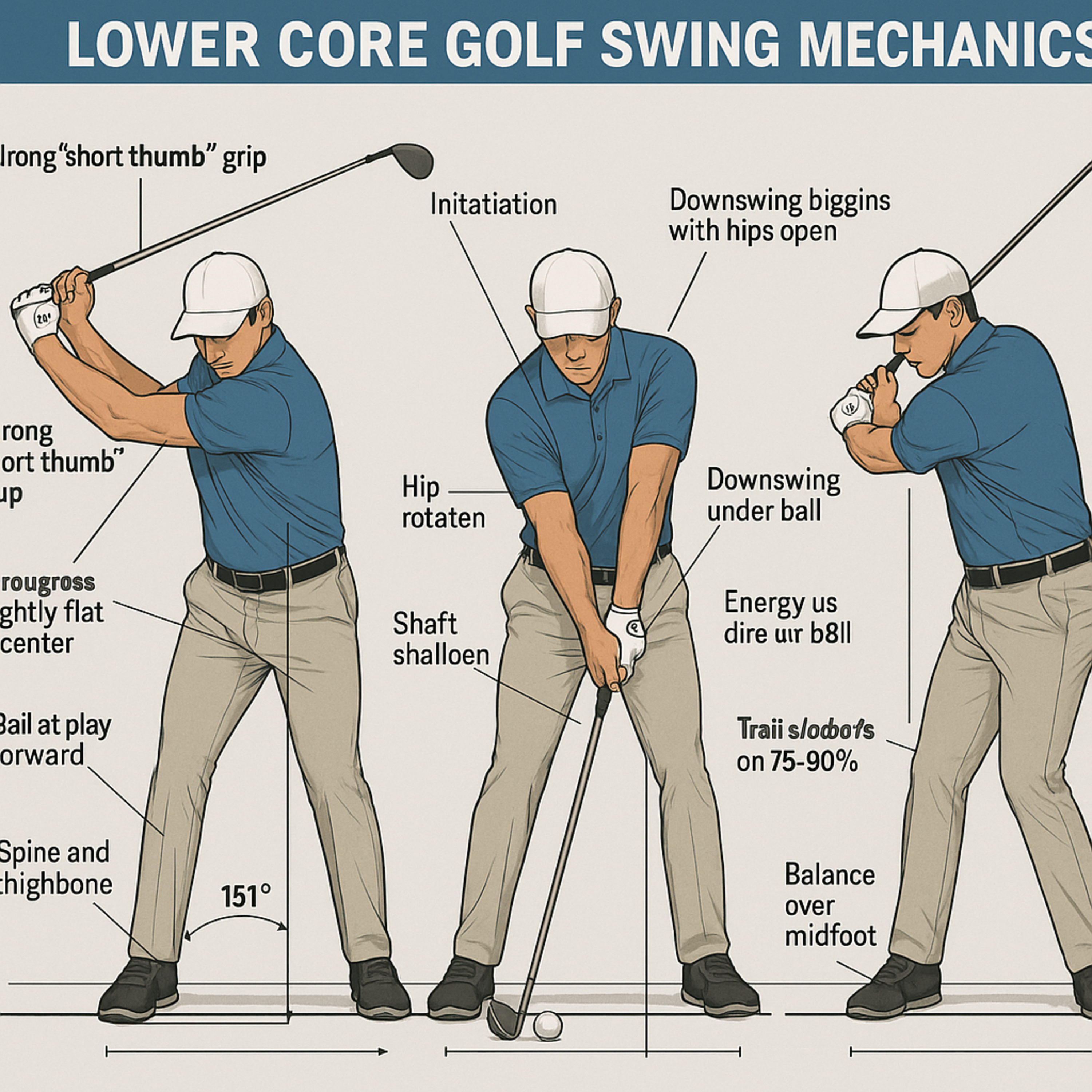 #211 The Lower Core Golf Swing: Techniques and Balance