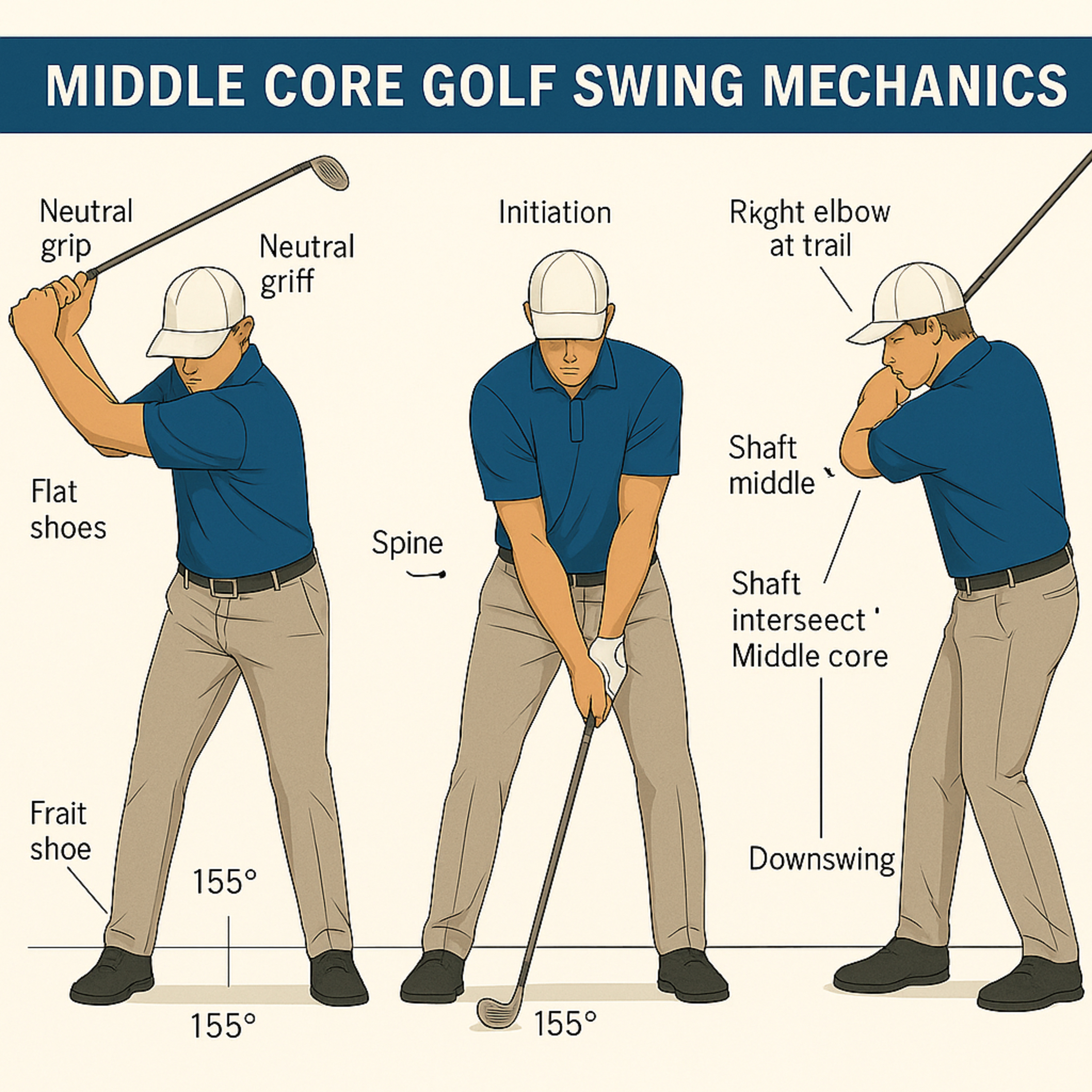 #212 The Middle Core Golf Swing: Techniques and Balance