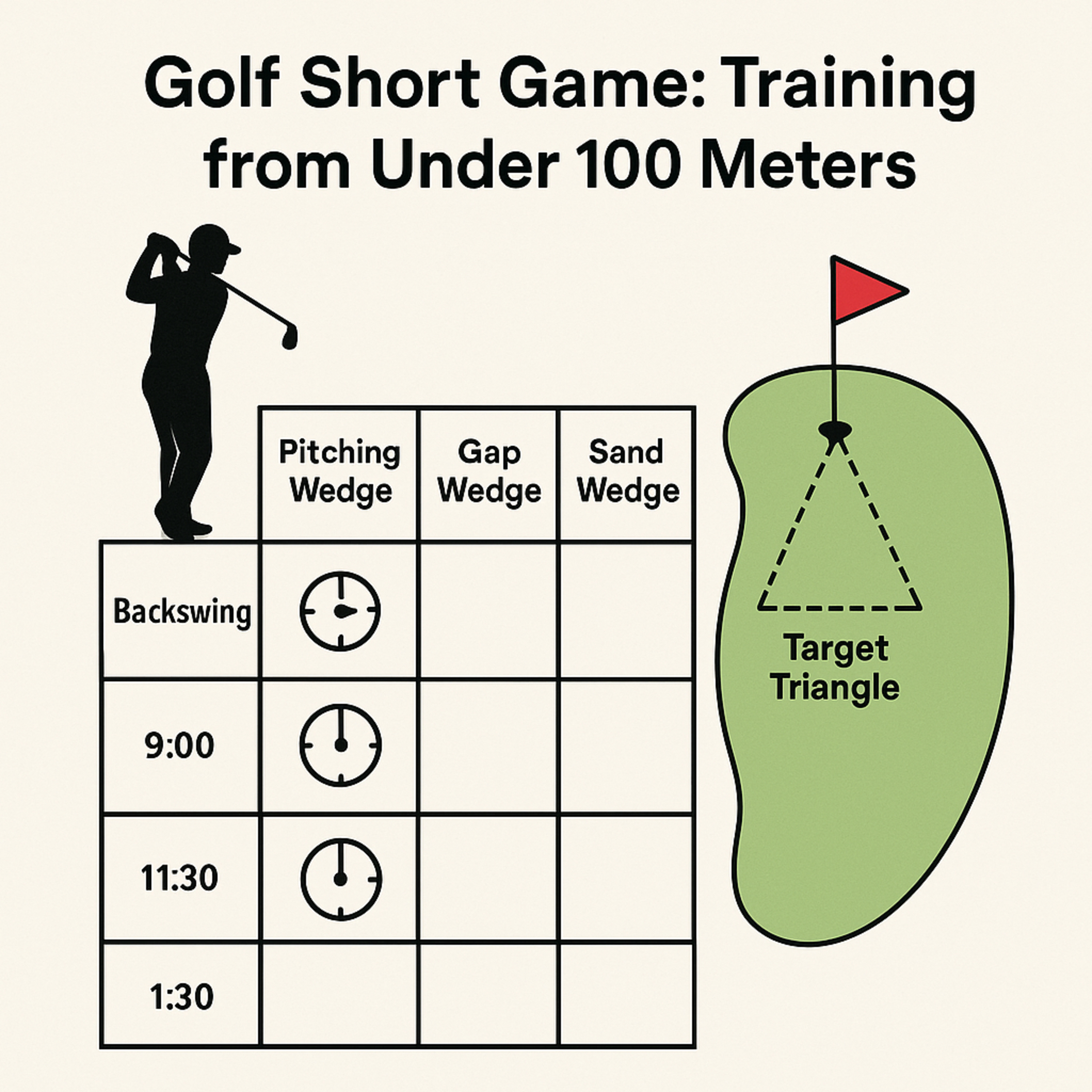 #206 Das Kurzspiel im Golf: Training unter 100 Metern (in Deutsch)