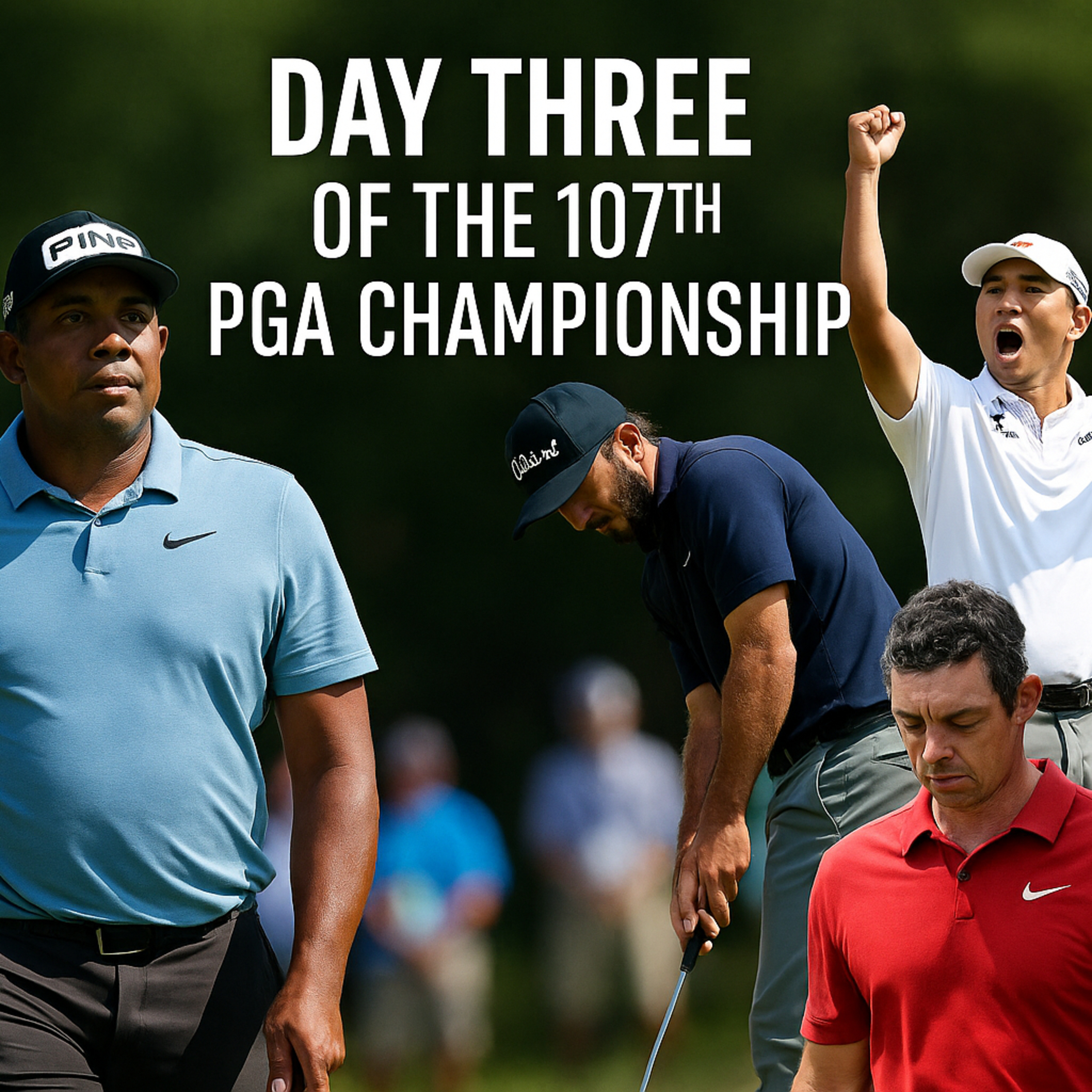 #226 PGA Championship – Day 3 at Quail Hollow Vegas Leads, Kim’s Historic Ace, Stars Miss the Cut