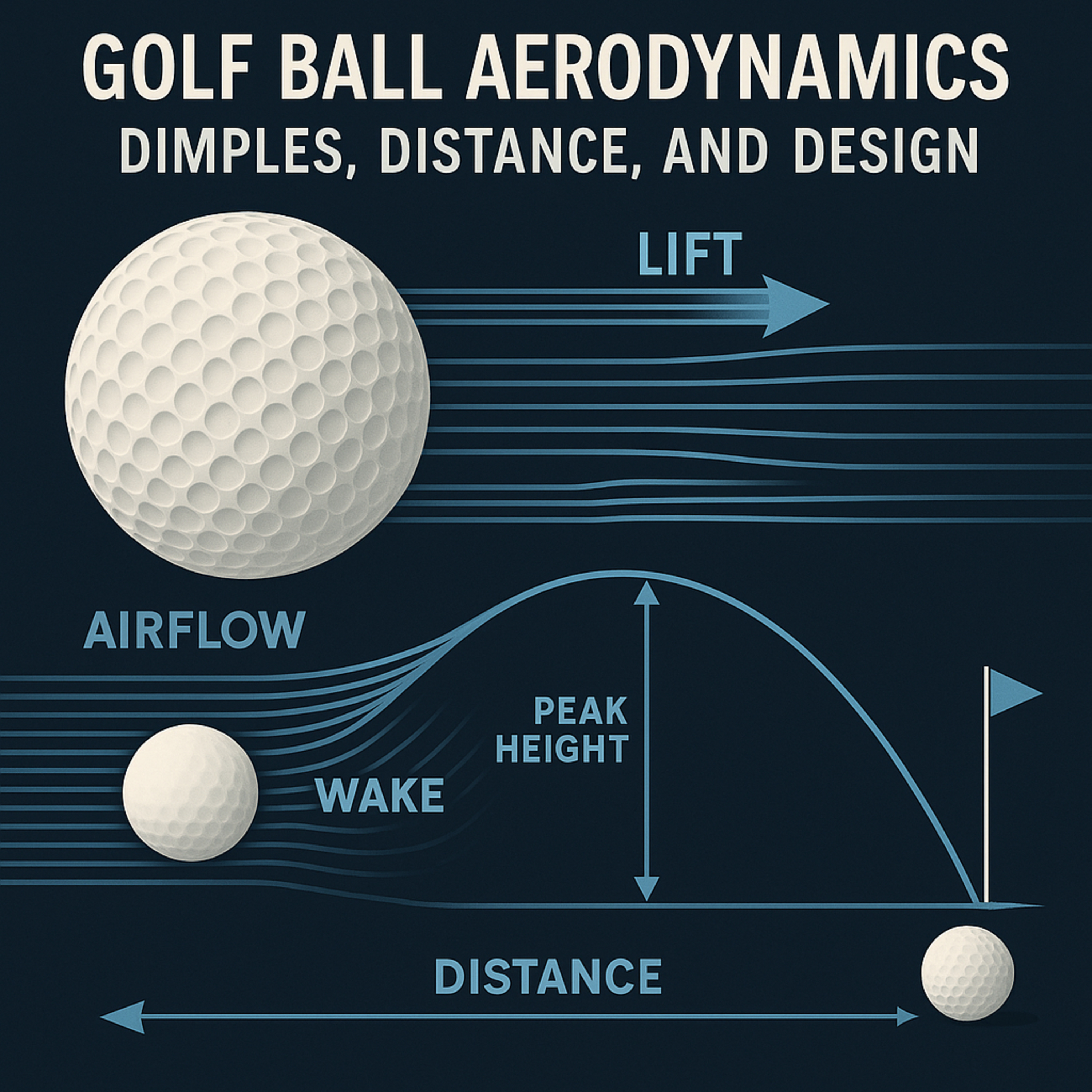 #282 Dimples: Golf Ball Aerodynamics and Optimized Flight