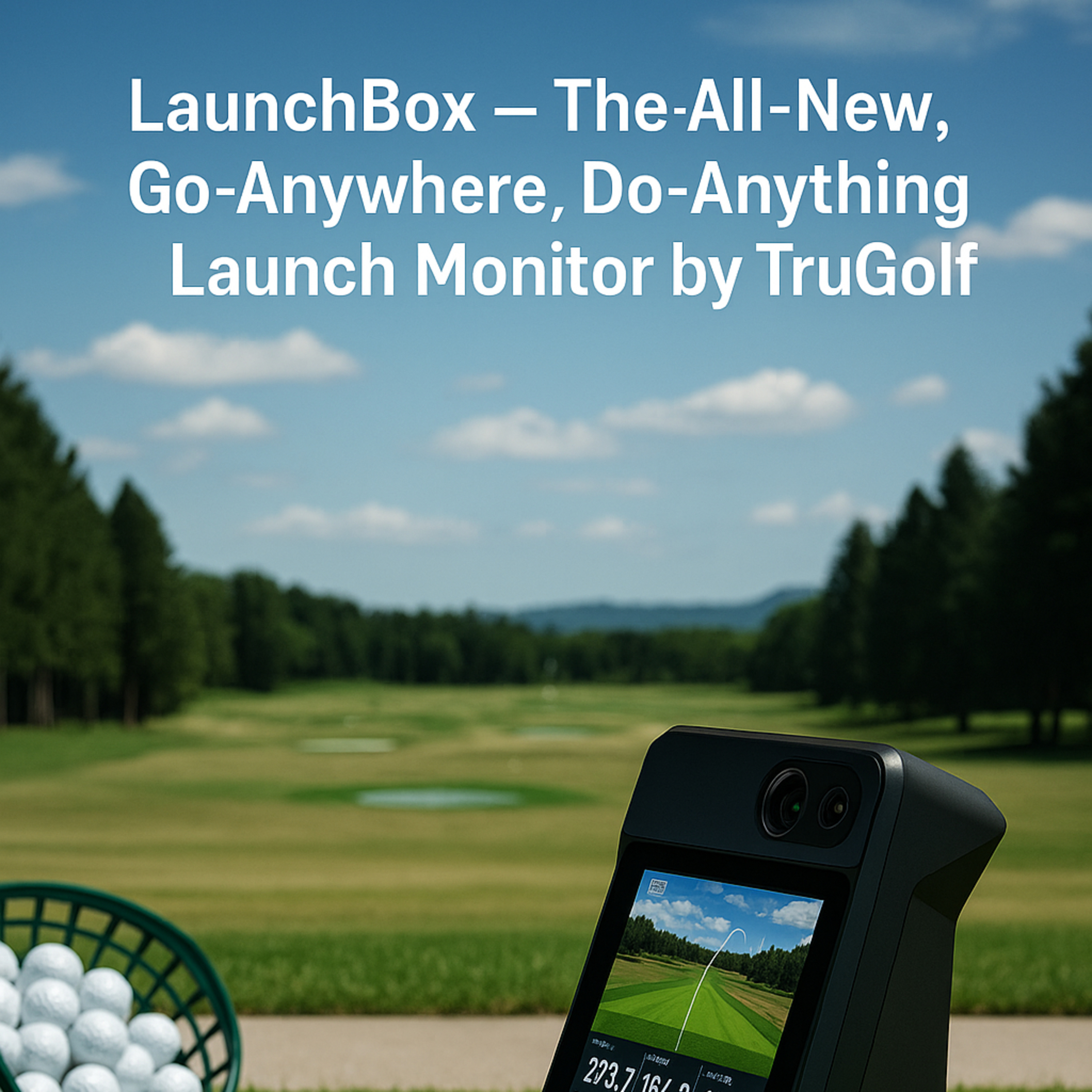 #291a LaunchBox – The All-New, Go-Anywhere, Do-Anything Launch Monitor by TruGolf
