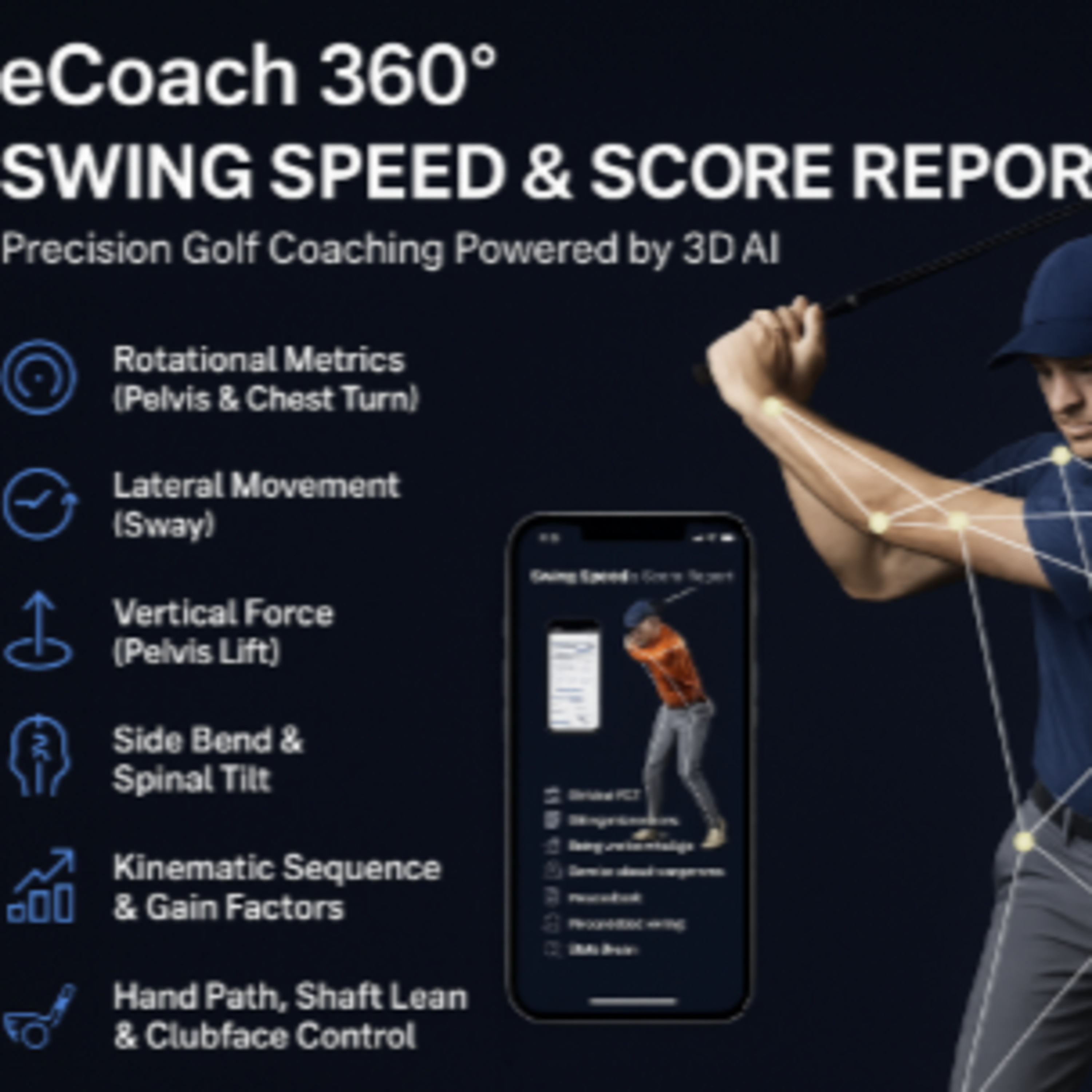 #297 eCoach 360° – Swing Speed & Score Report