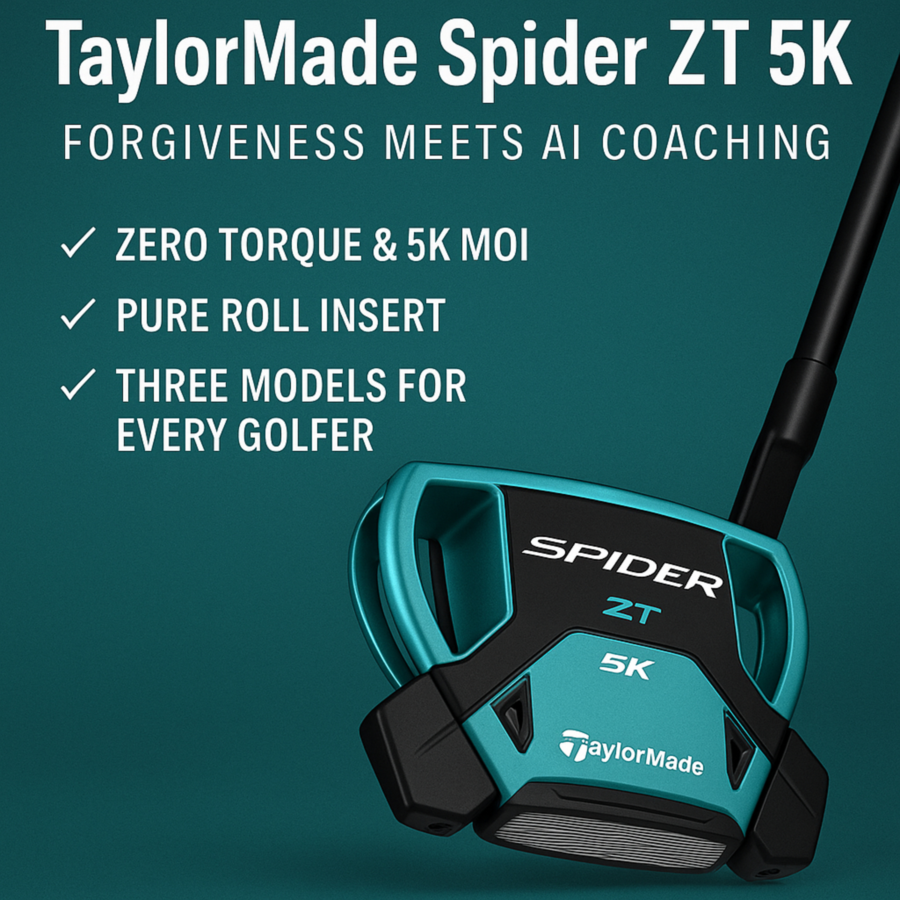 #299 TaylorMade Spider ZT Putters: Zero Torque Explained