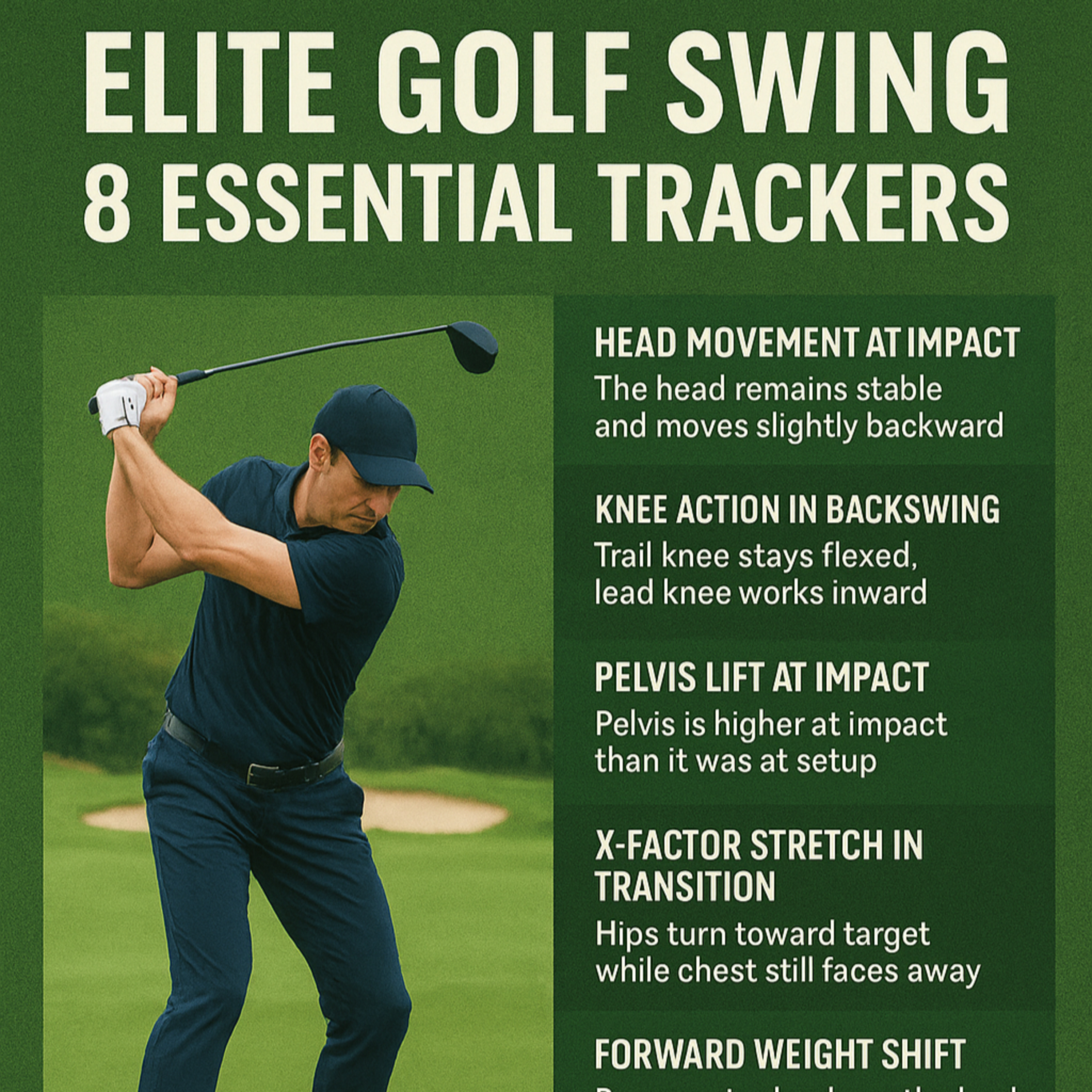 #318 Elite Golf Swing: 8 Essential Trackers