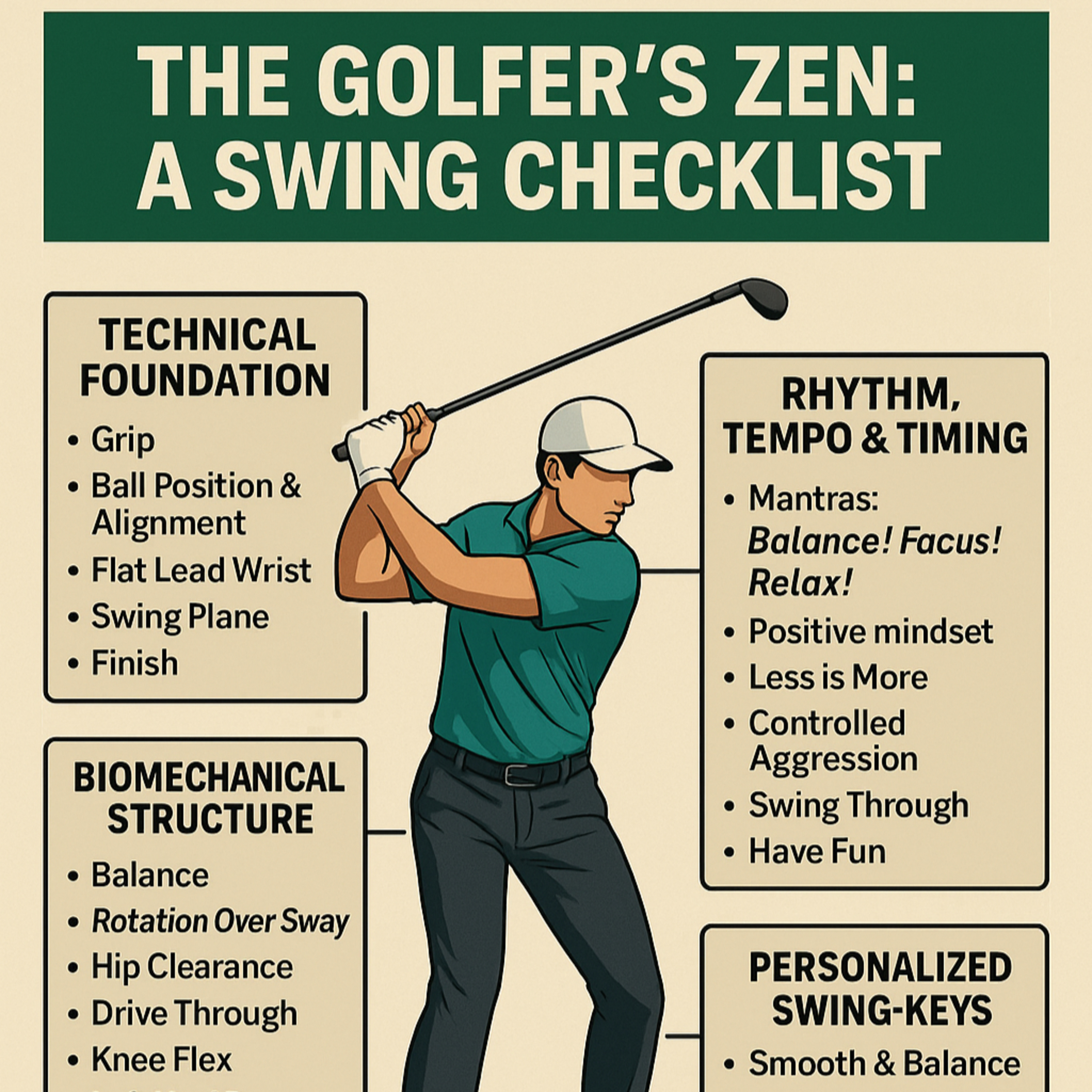 #334 The Golfer’s Zen: A Swing Checklist