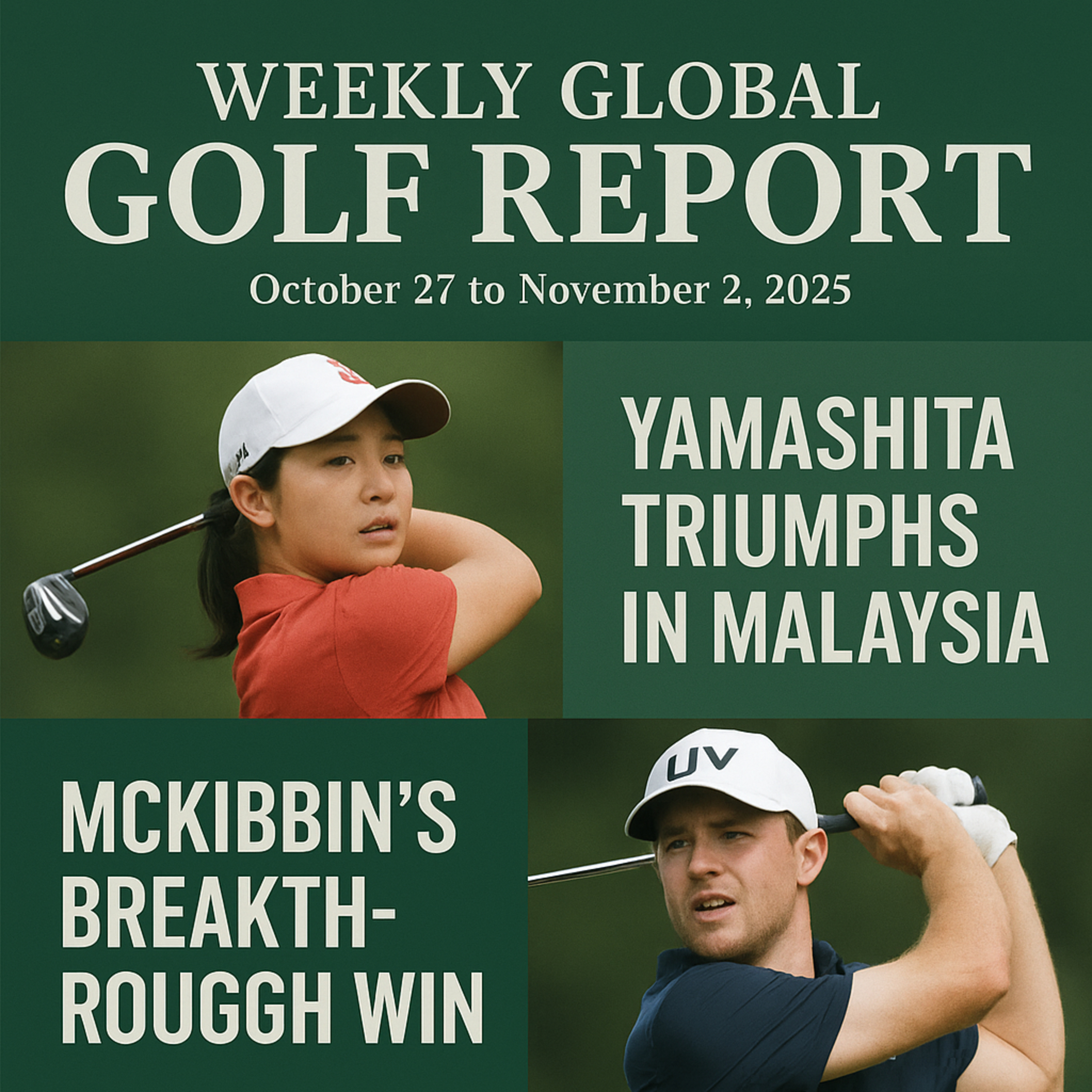 #396 Weekly Global Golf Report – October 27 to November 2, 2025
